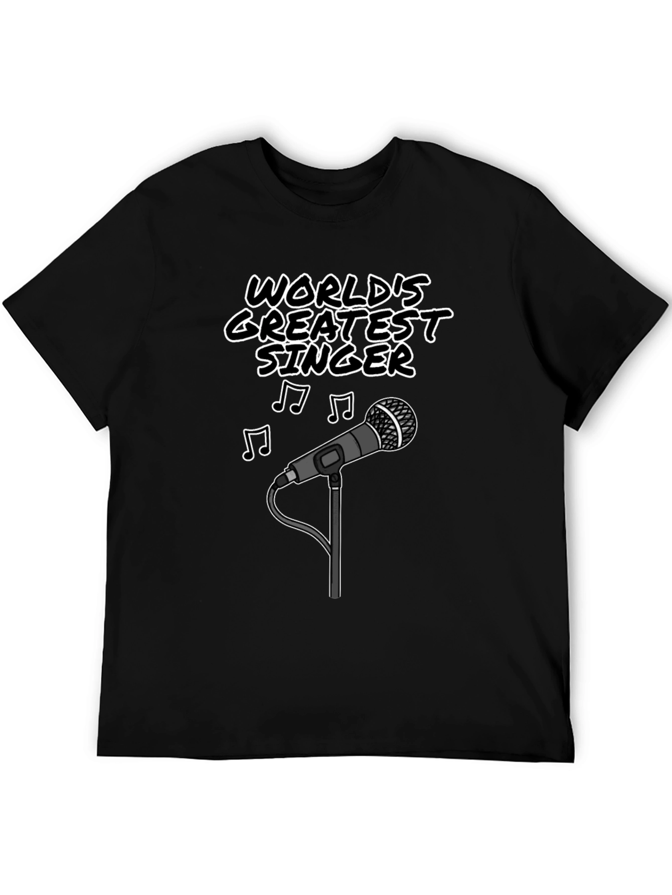 Worlds Greatest Singer T-Shirt - Music Lover Tee