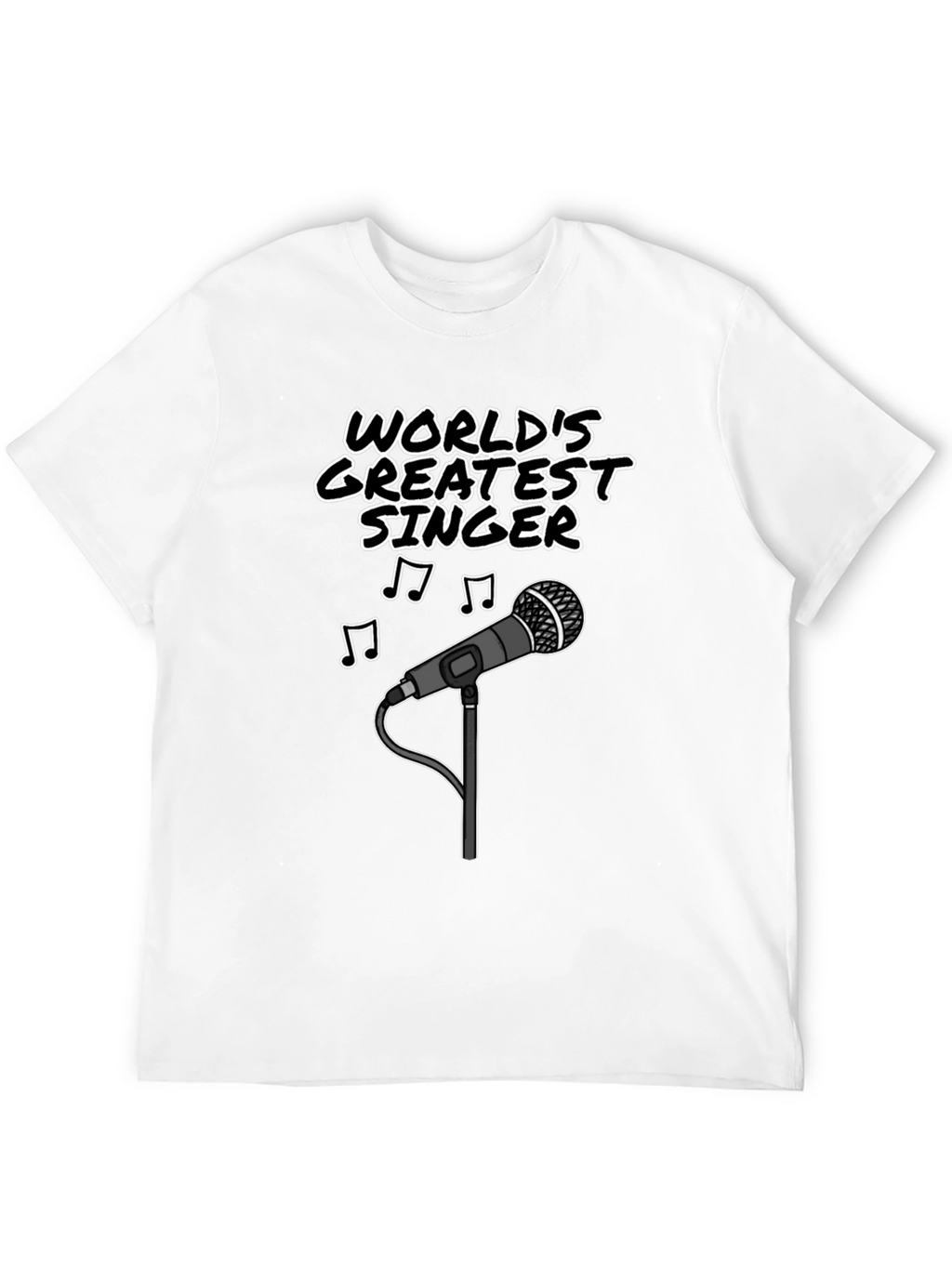 Worlds Greatest Singer T-Shirt - Music Lover Tee