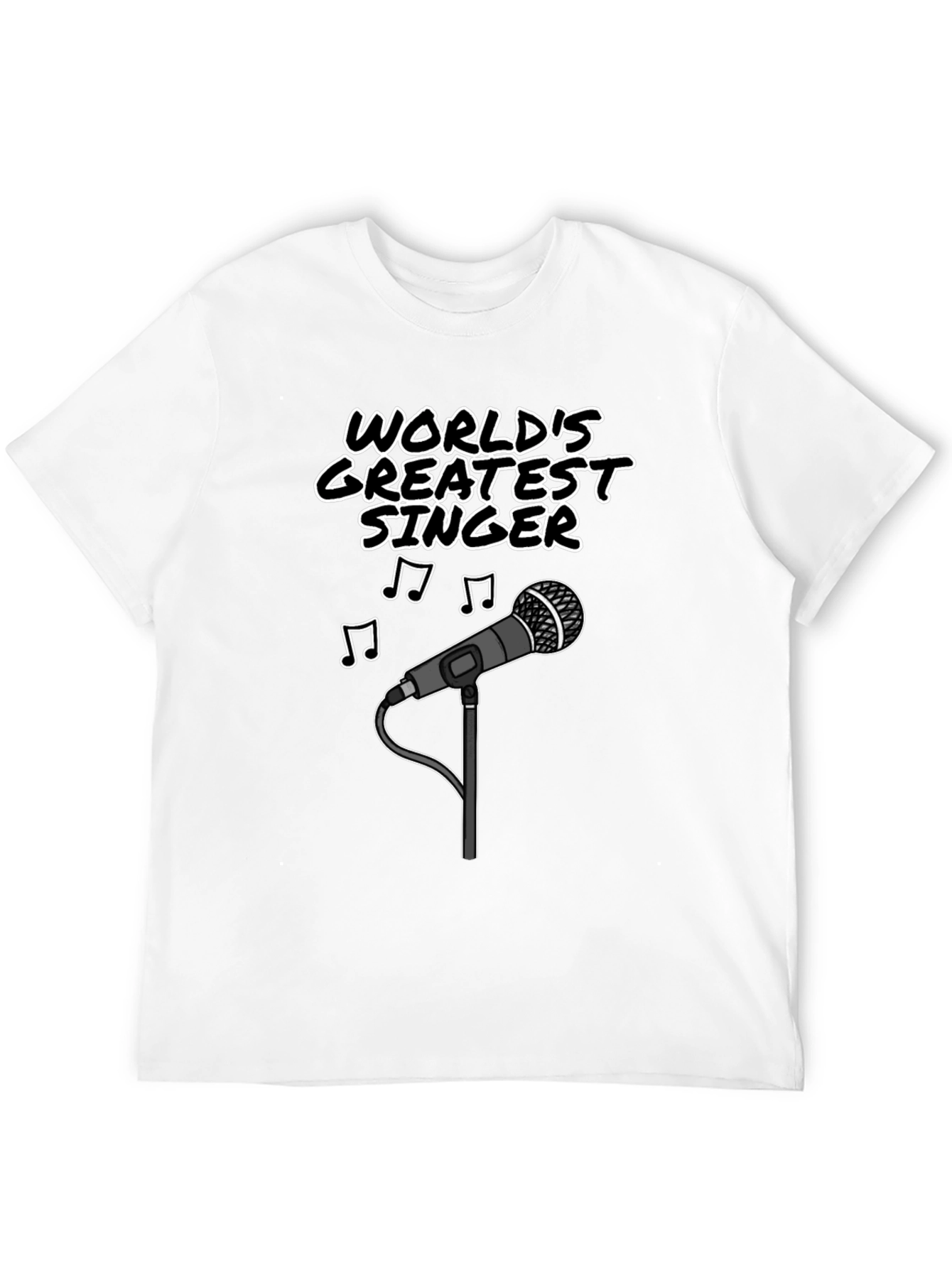 Worlds Greatest Singer T-Shirt - Music Lover Tee