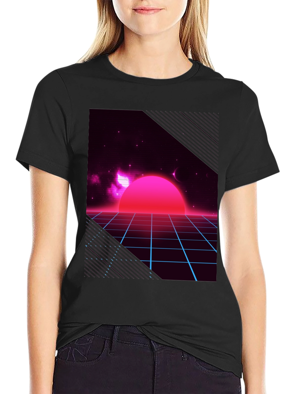 Retro Wave T-Shirt - Synthwave Design