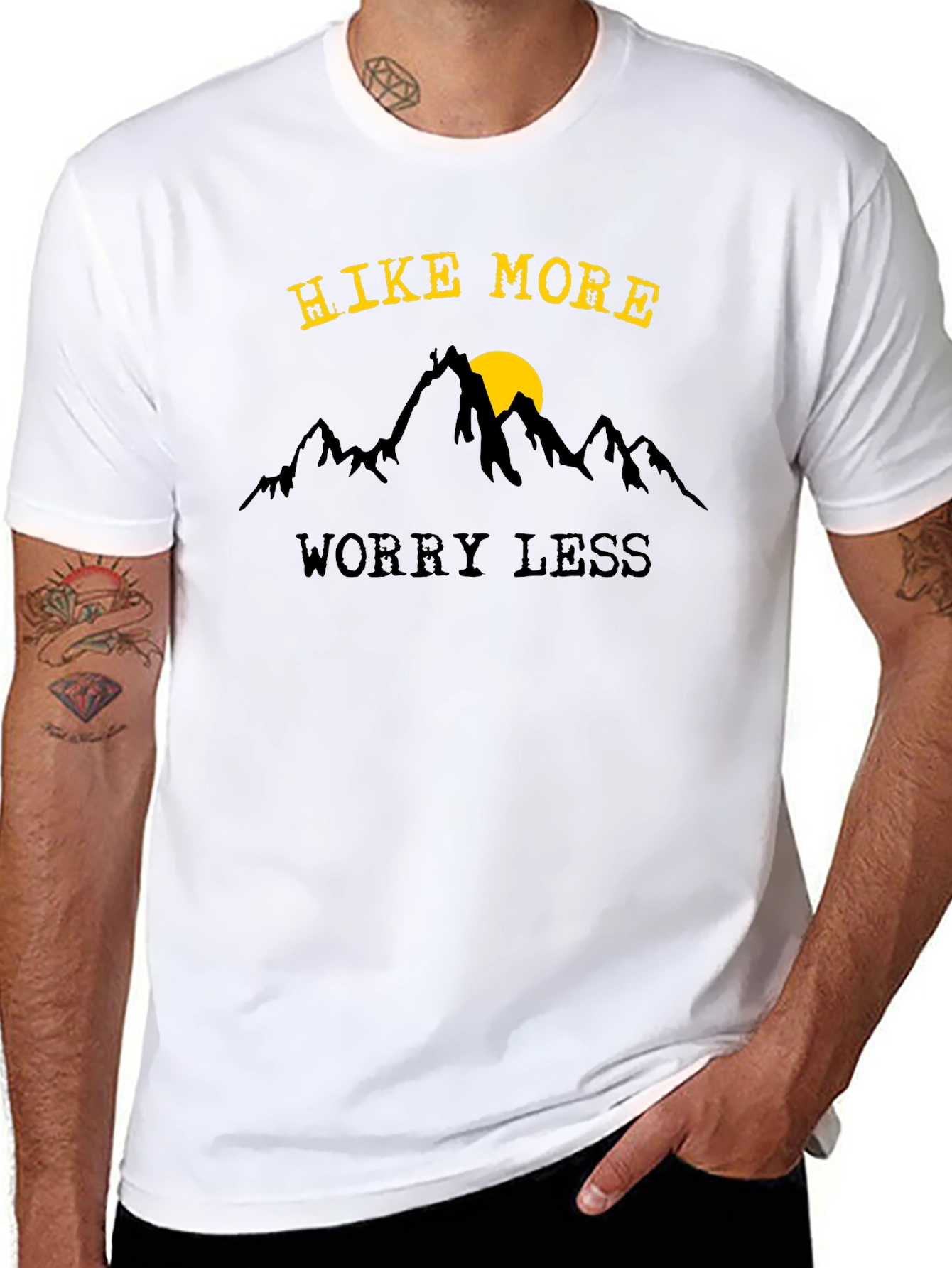 Hike More Worry Less Graphic Tee