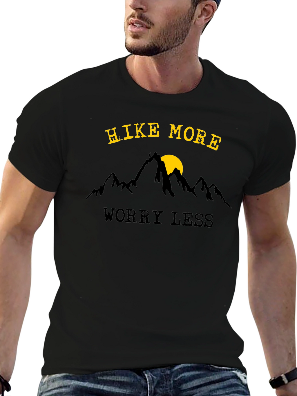 Hike More Worry Less Graphic Tee