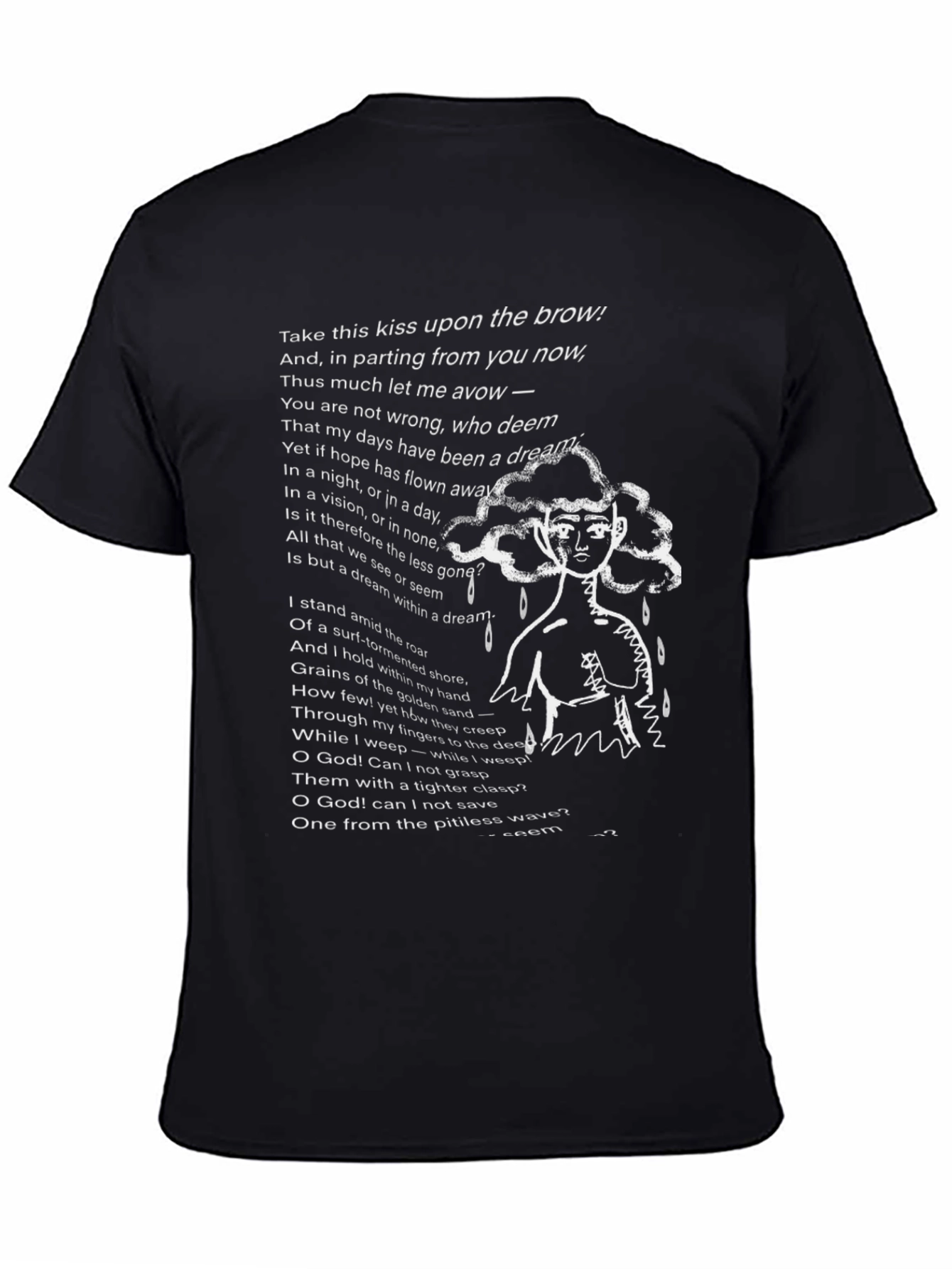 Edgar Allan Poe Poem T-Shirt - Dream Within a Dream