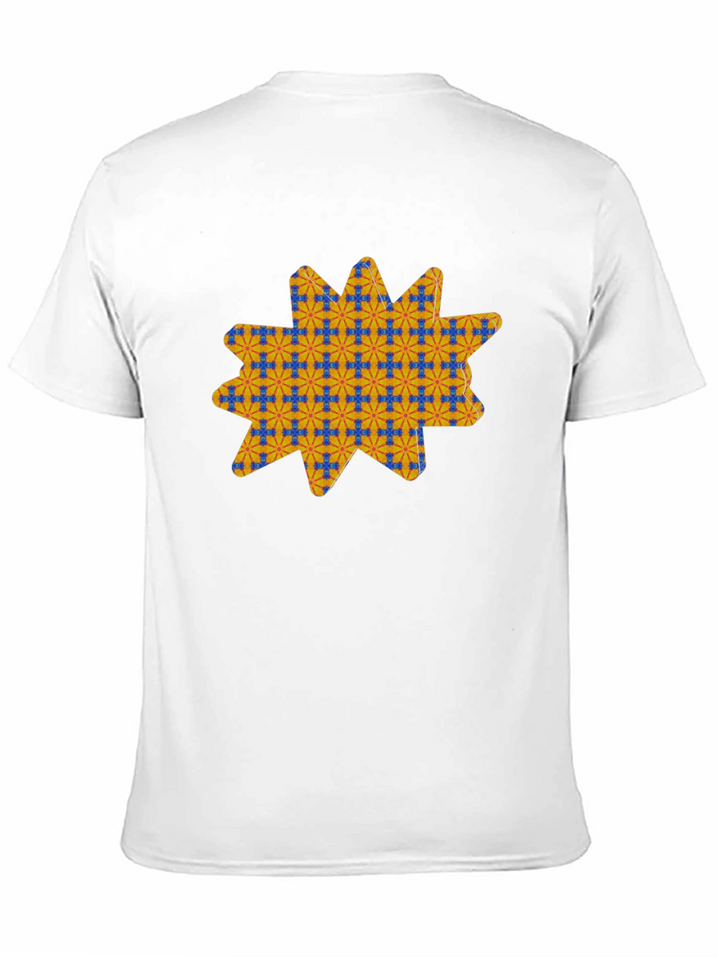 Patterned Star Graphic T-Shirt