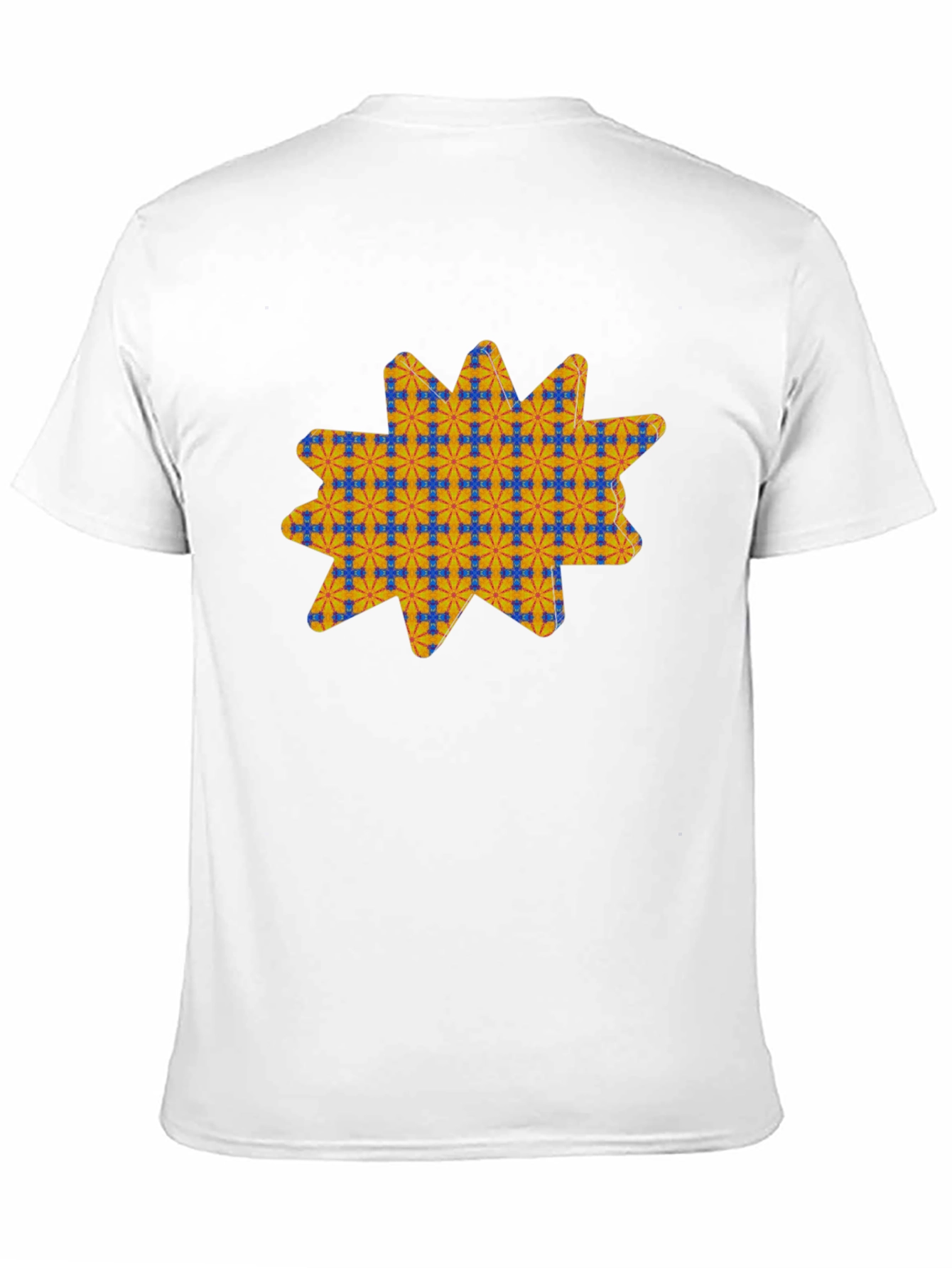Patterned Star Graphic T-Shirt