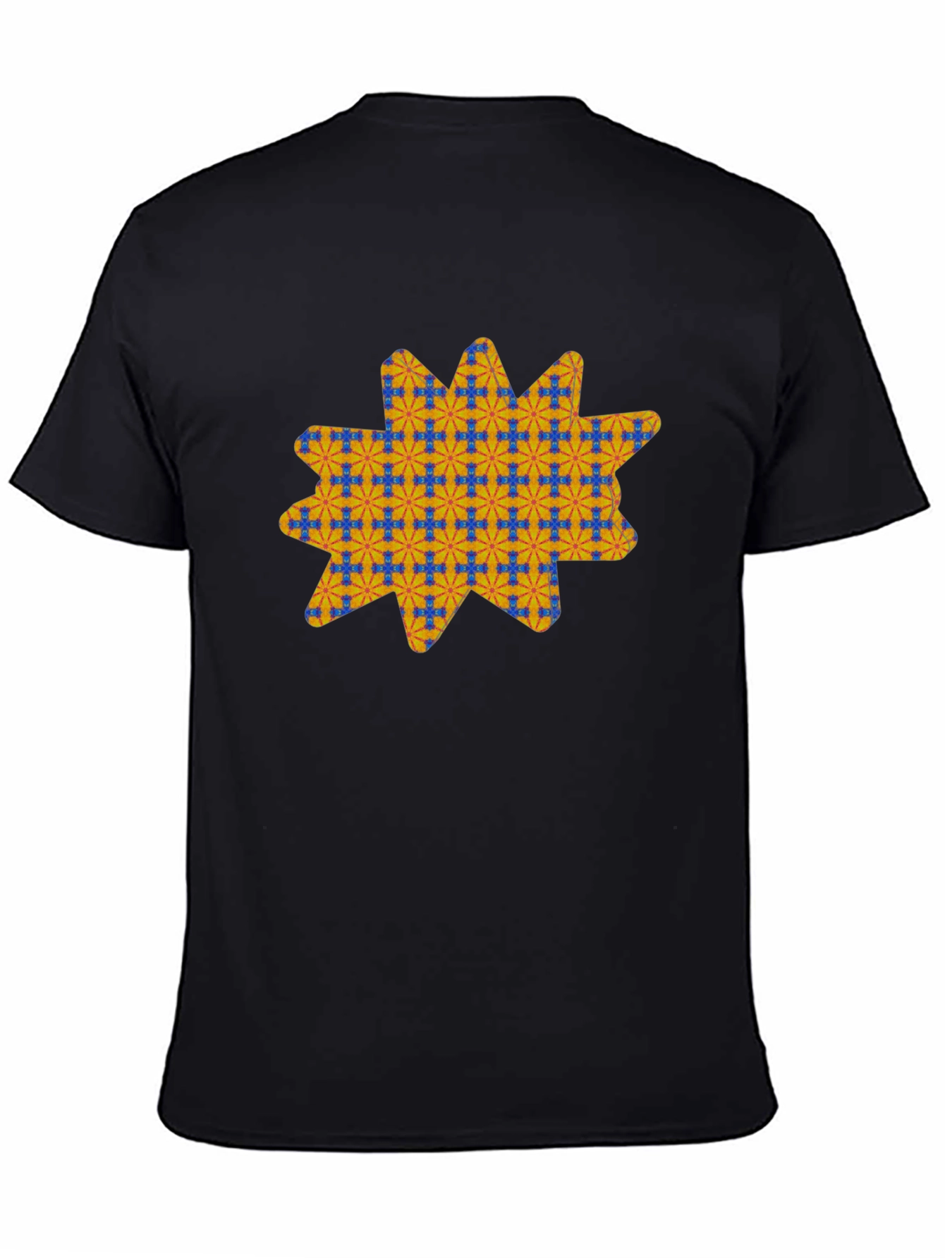Patterned Star Graphic T-Shirt