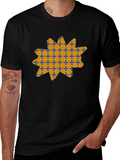 Patterned Star Graphic T-Shirt