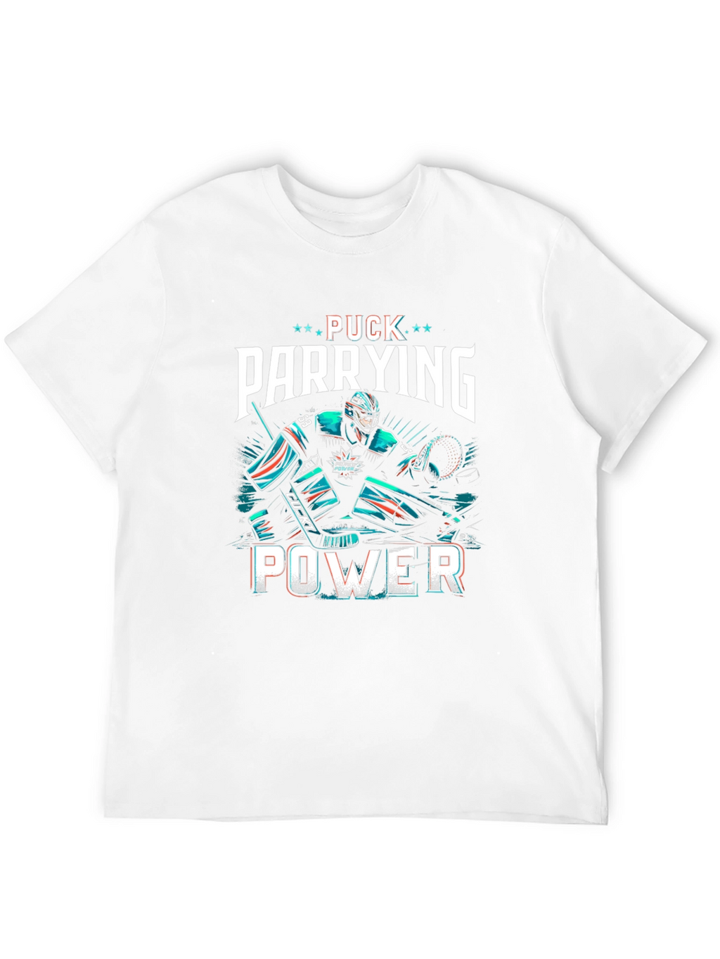 Puck Parrying Power Hockey T-Shirt