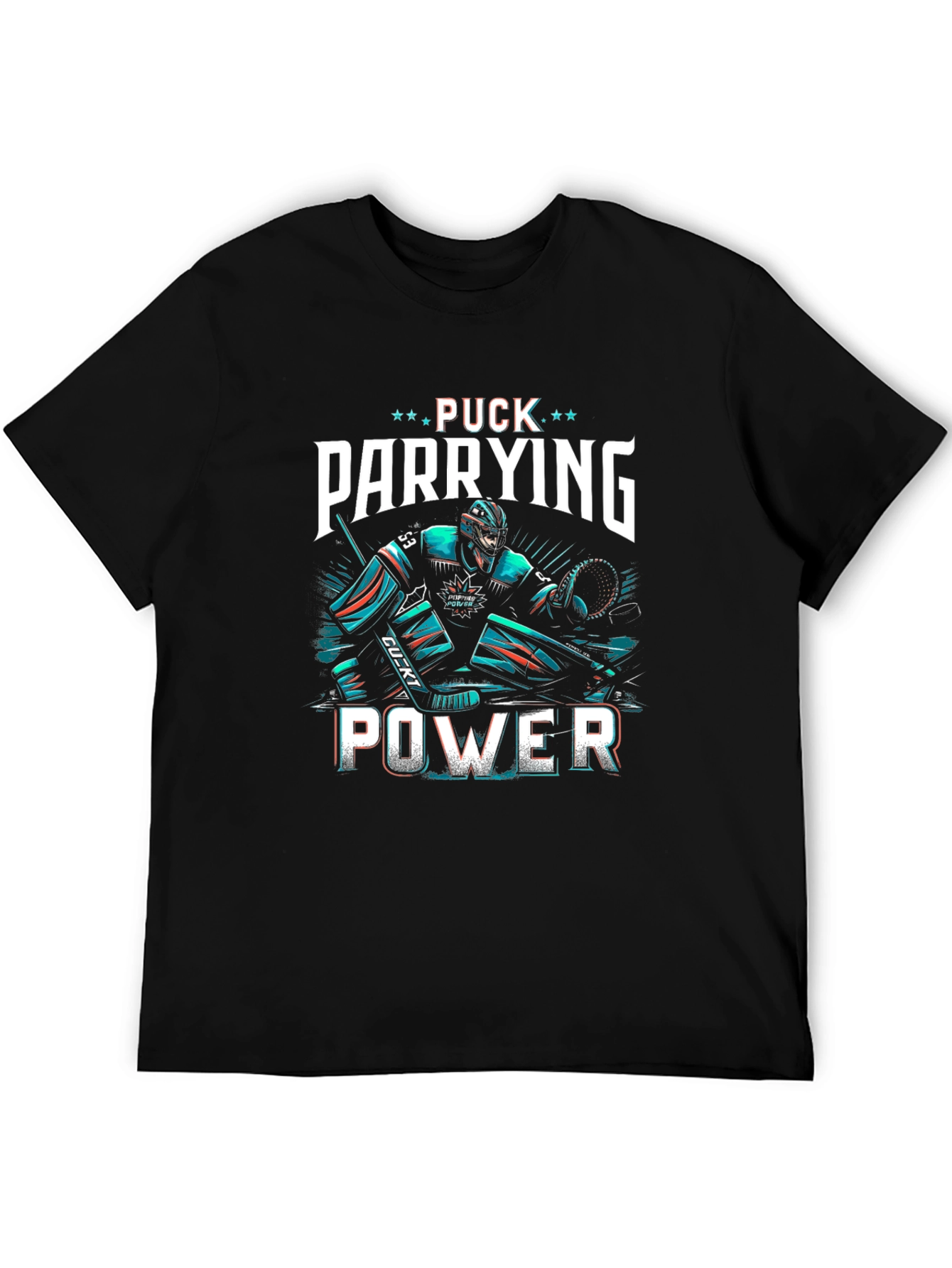 Puck Parrying Power Hockey T-Shirt