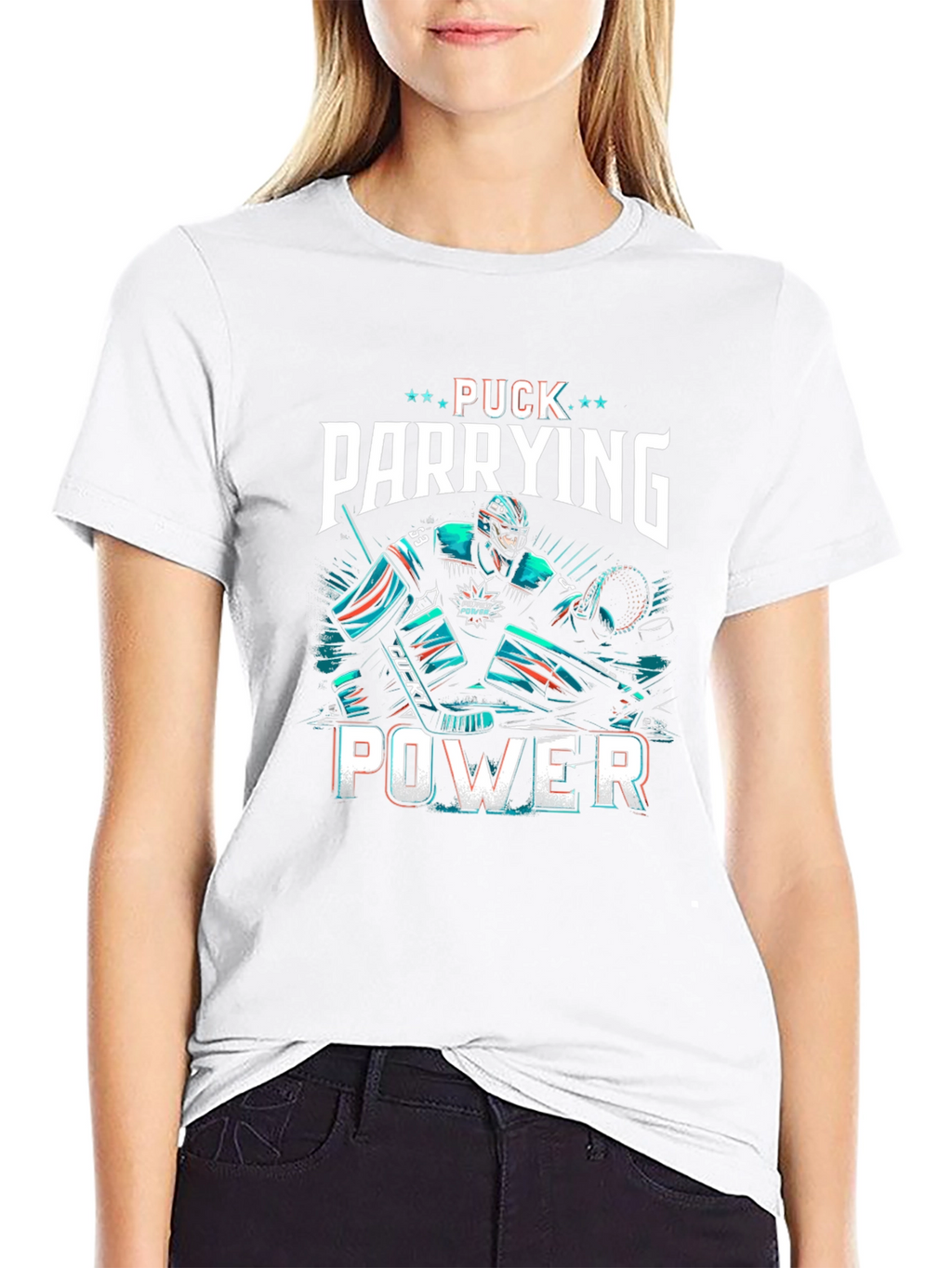 Puck Parrying Power Hockey T-Shirt