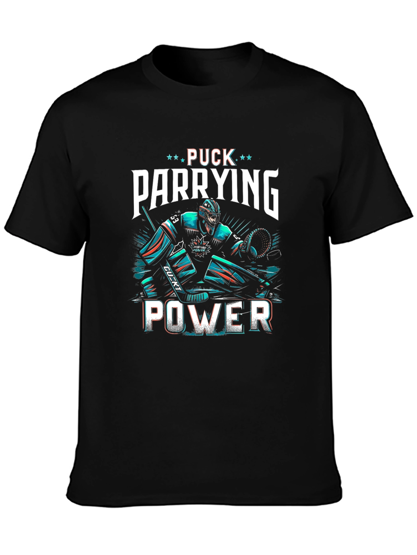 Puck Parrying Power Hockey T-Shirt