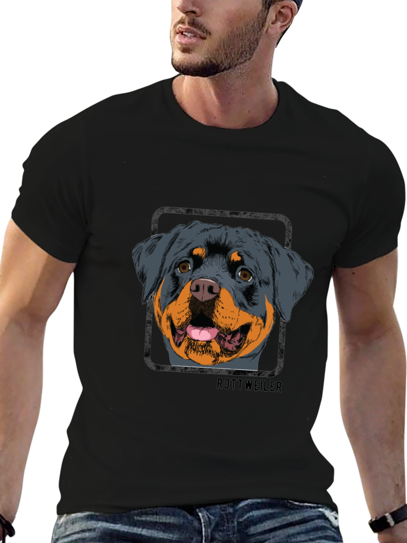 Rottweiler Dog Graphic T-Shirt