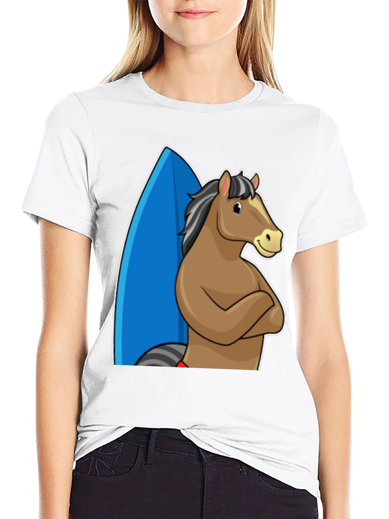 Surf Horse T-Shirt - Funny Graphic Tee