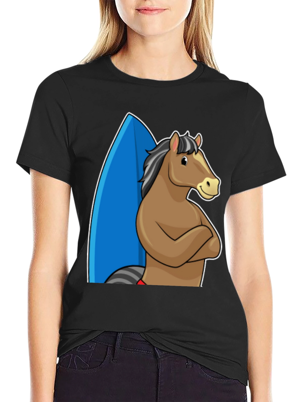 Surf Horse T-Shirt - Funny Graphic Tee
