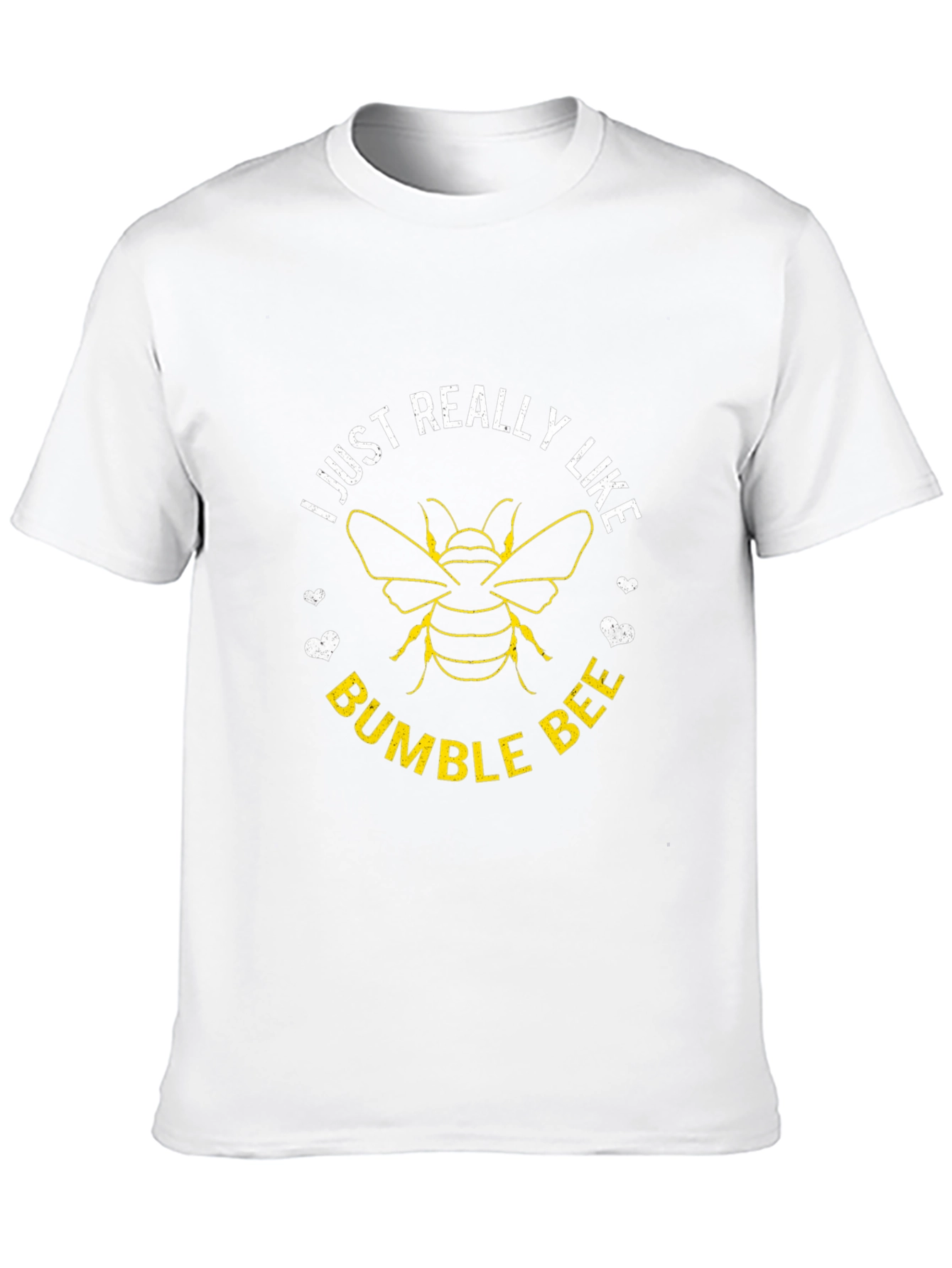 I Just Really Like Bumble Bees T-Shirt - Black