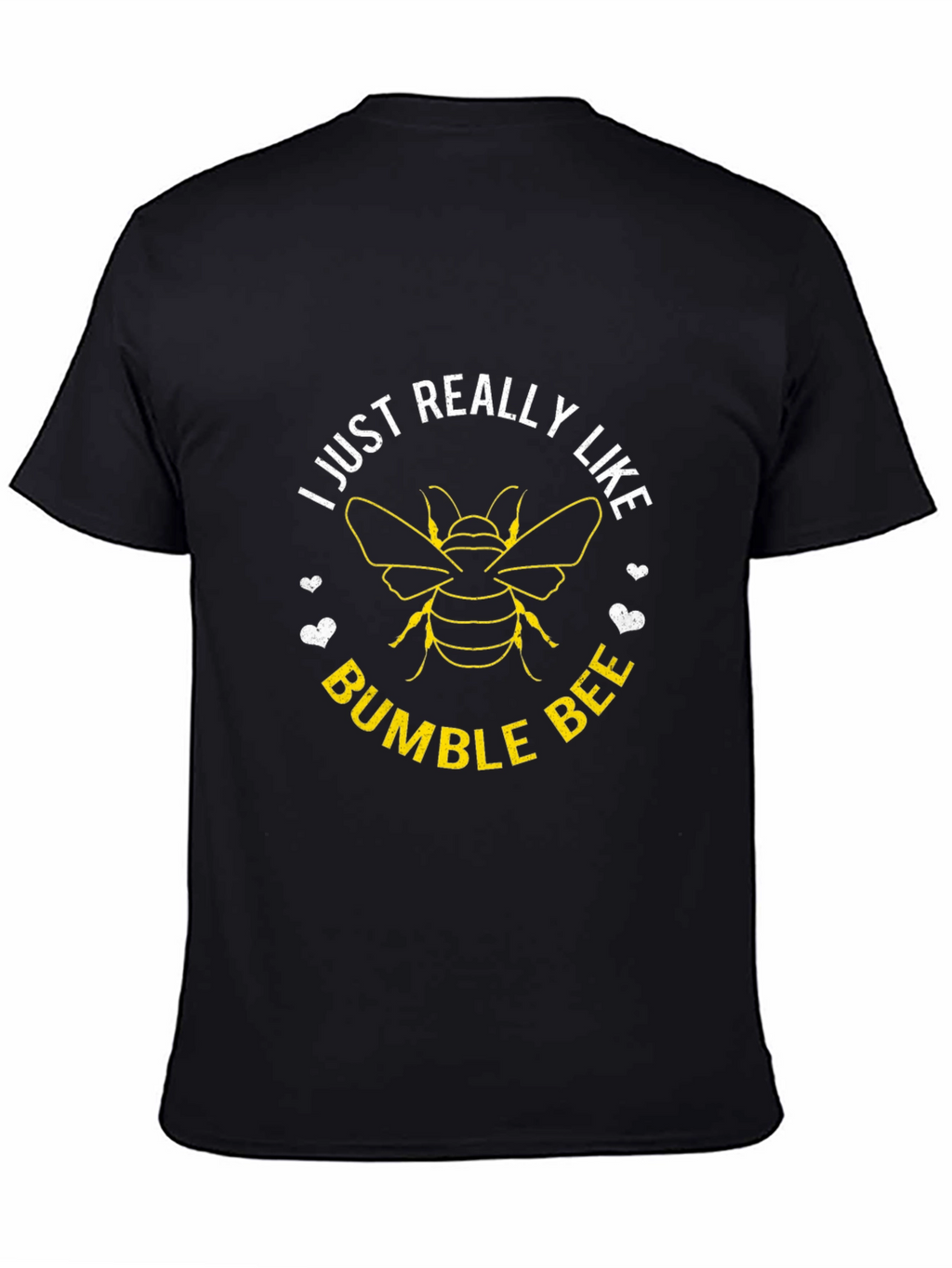 I Just Really Like Bumble Bees T-Shirt - Black