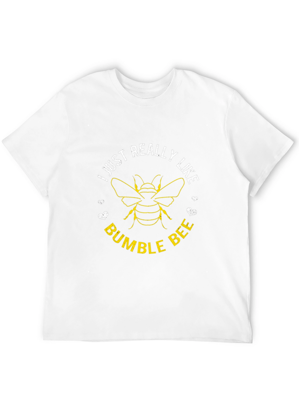 I Just Really Like Bumble Bees T-Shirt - Black