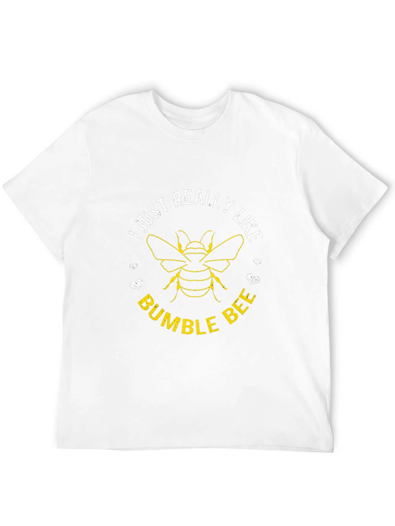 I Just Really Like Bumble Bees T-Shirt - Black