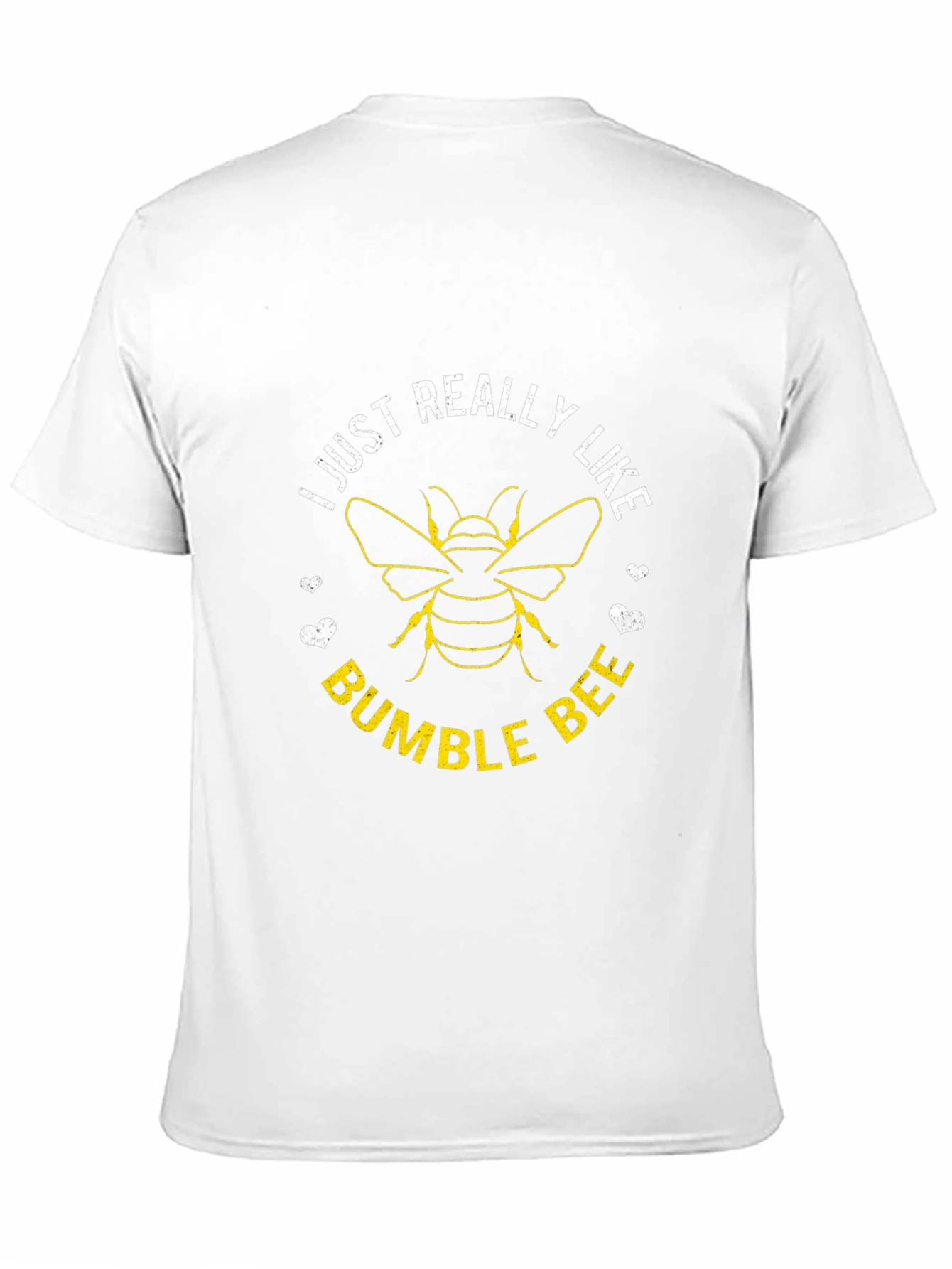 I Just Really Like Bumble Bees T-Shirt - Black