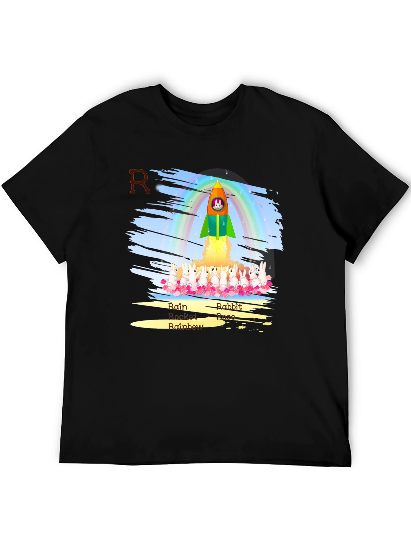 Rabbit Rocket Launch T-Shirt