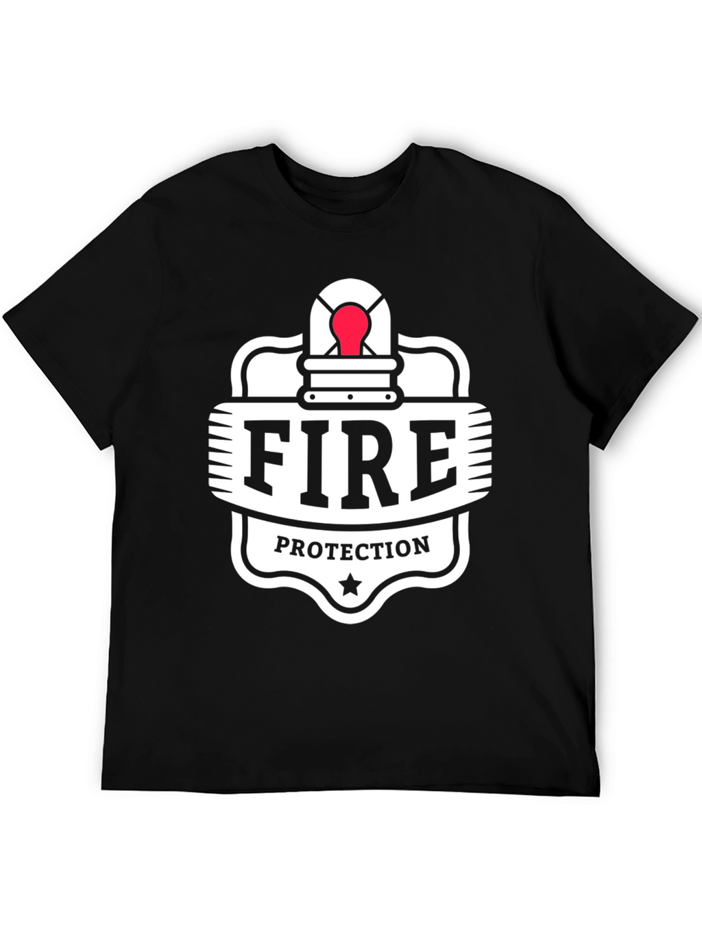 Fire Protection Graphic T-Shirt - Black