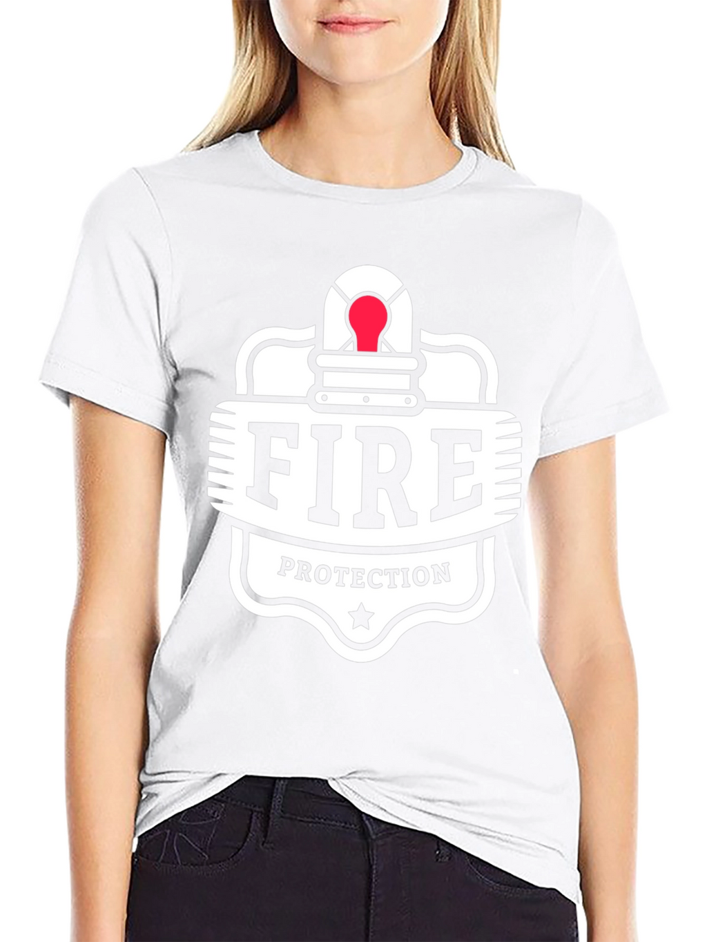 Fire Protection Graphic T-Shirt - Black