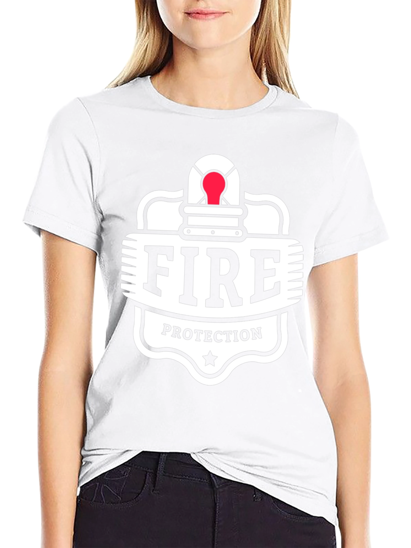 Fire Protection Graphic T-Shirt - Black