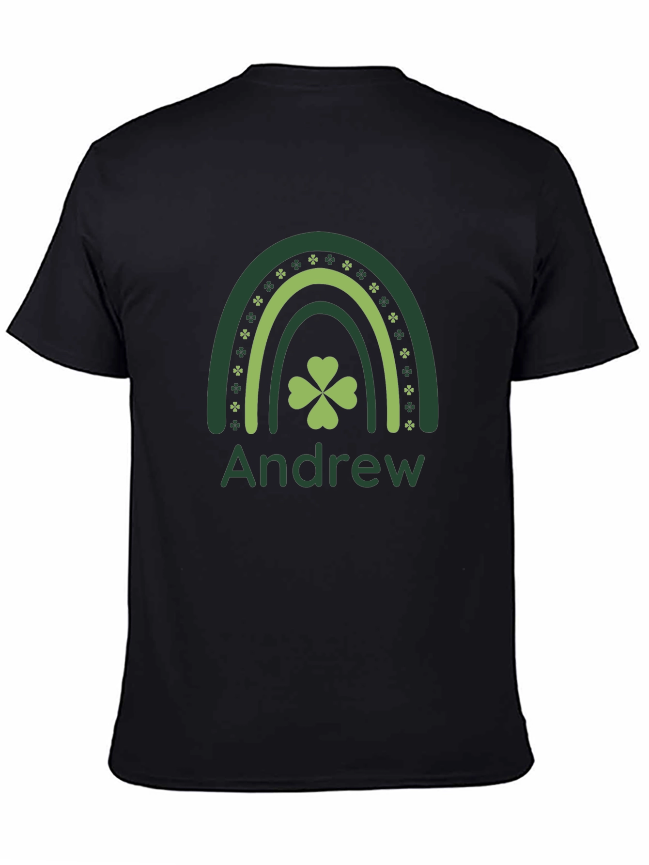 St. Patricks Day Andrew Rainbow Shamrock T-Shirt
