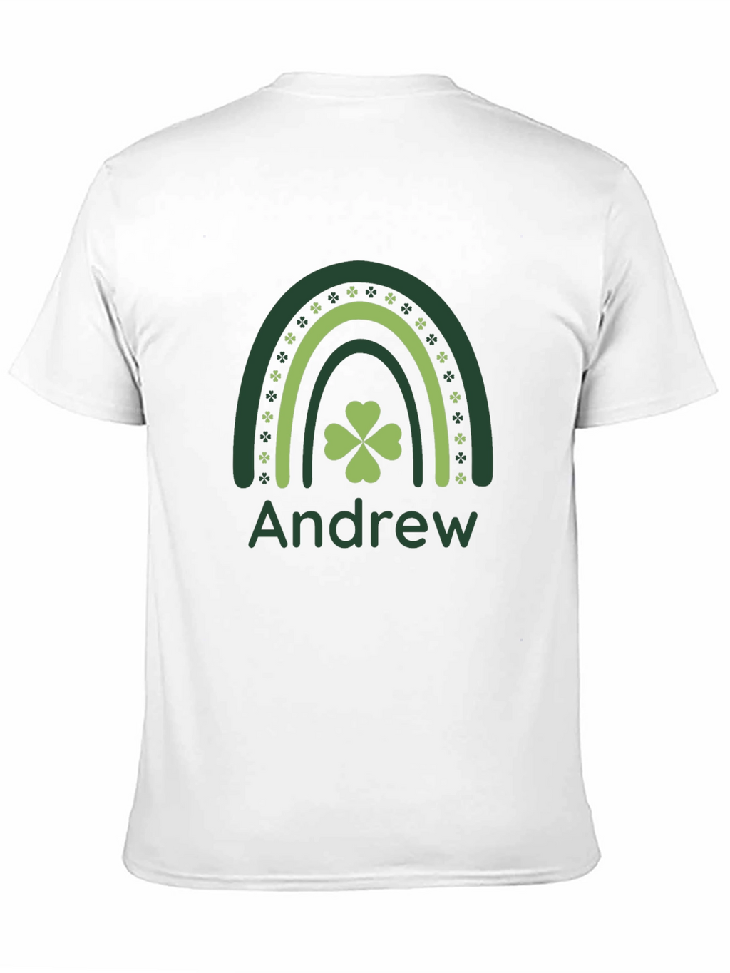 St. Patricks Day Andrew Rainbow Shamrock T-Shirt