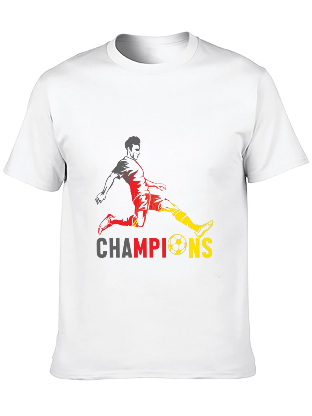 Champions Soccer Graphic T-Shirt - Black