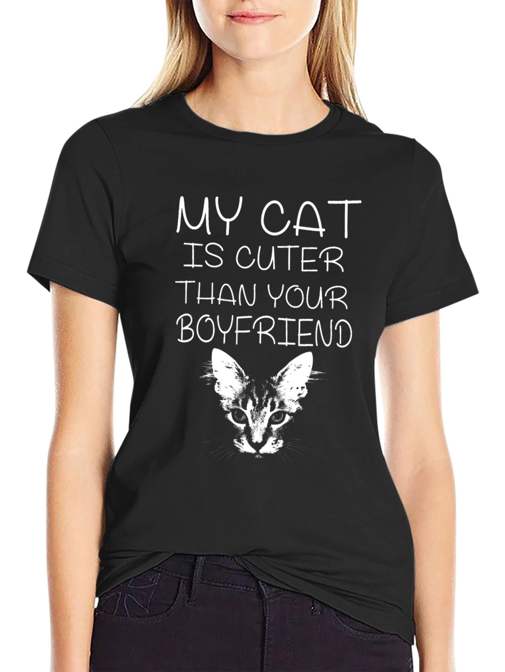 My Cat Is Cuter T-Shirt: Funny Cat Lover Tee