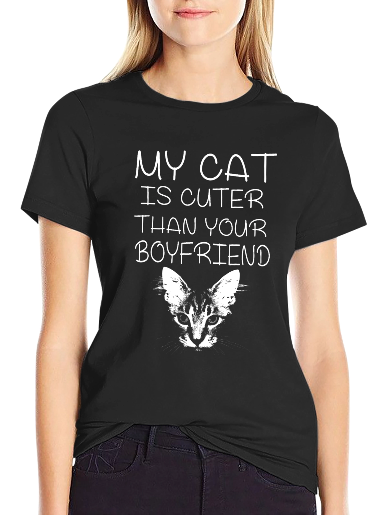 My Cat Is Cuter T-Shirt: Funny Cat Lover Tee