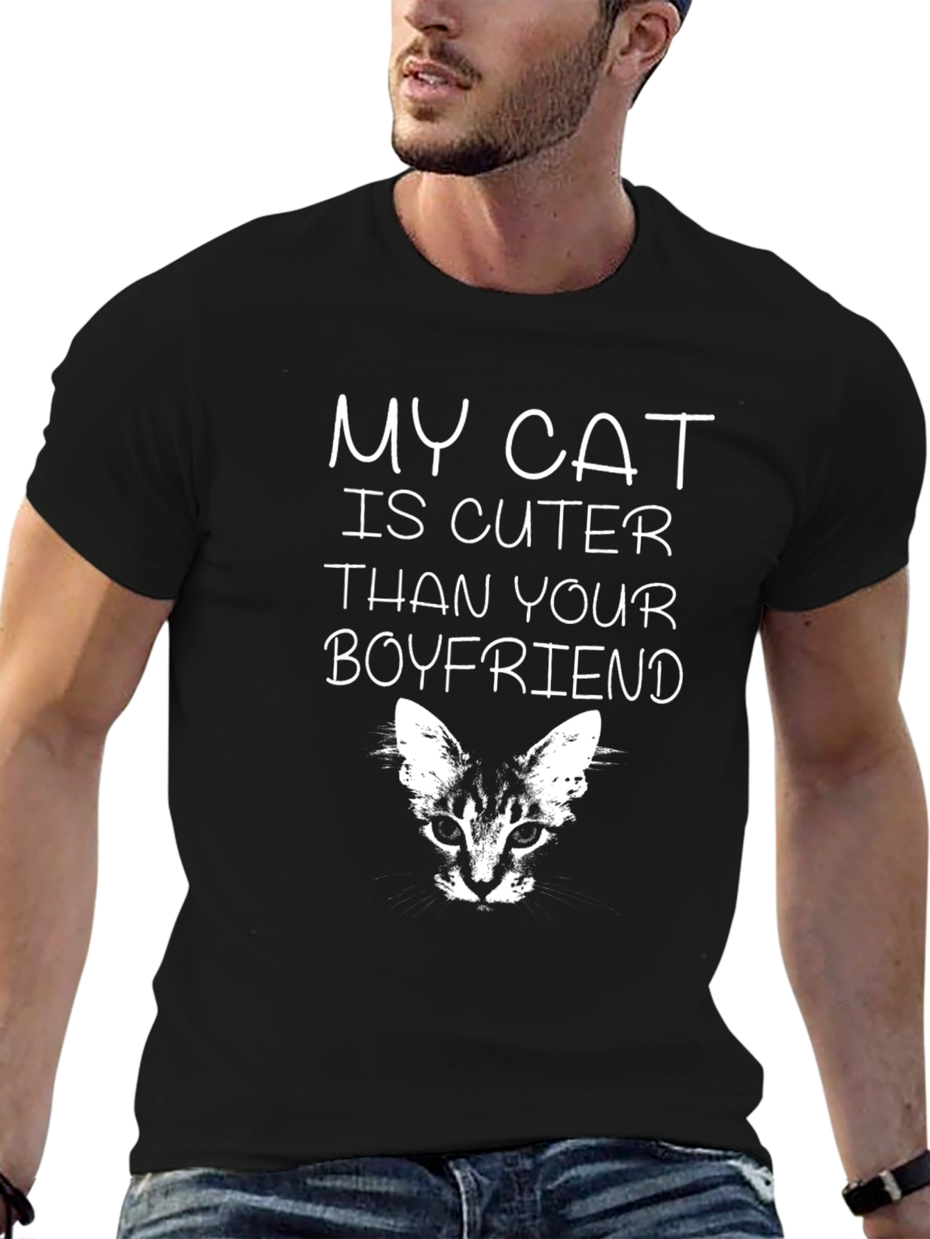 My Cat Is Cuter T-Shirt: Funny Cat Lover Tee