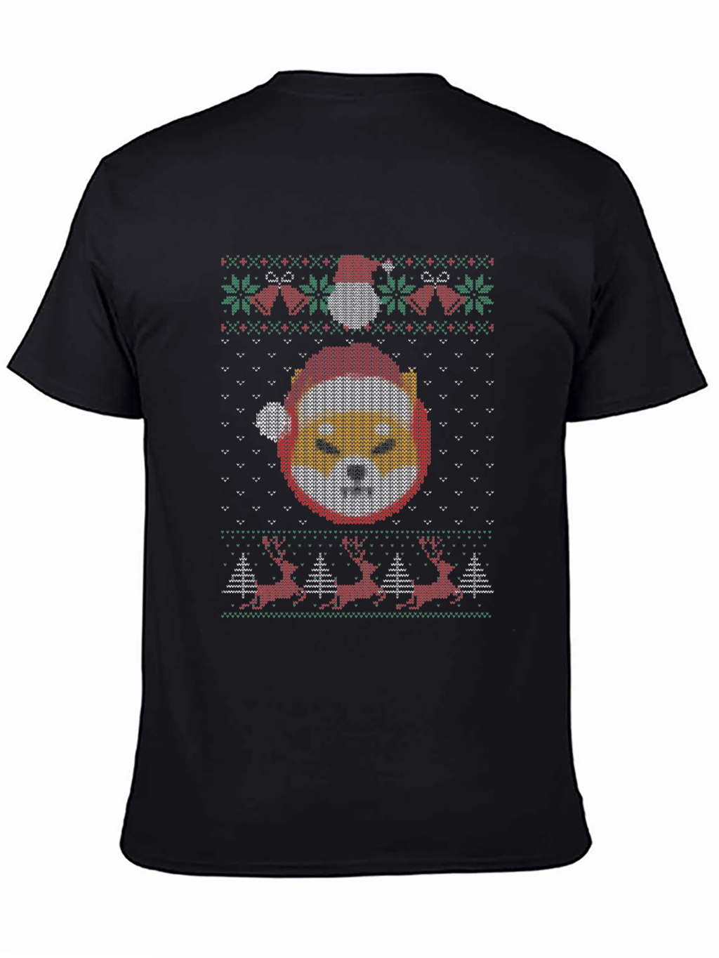 Festive Shiba Inu Christmas Sweater T-Shirt