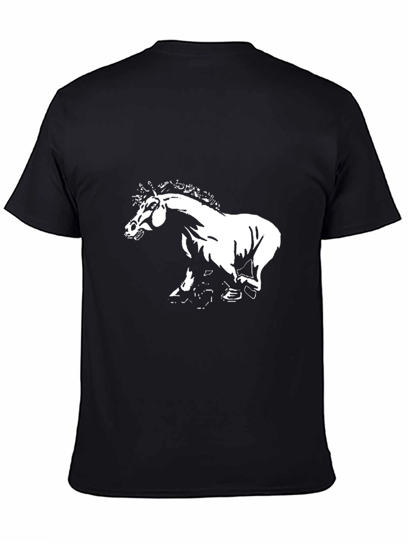 Horse Graphic Black T-Shirt