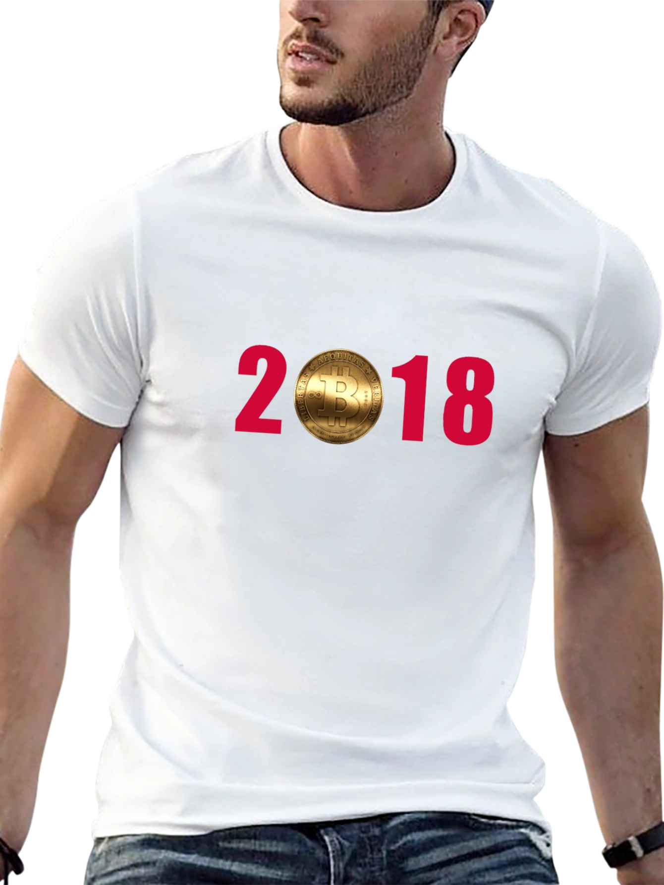 Bitcoin 2018 Graphic Tee - Crypto Enthusiast Shirt