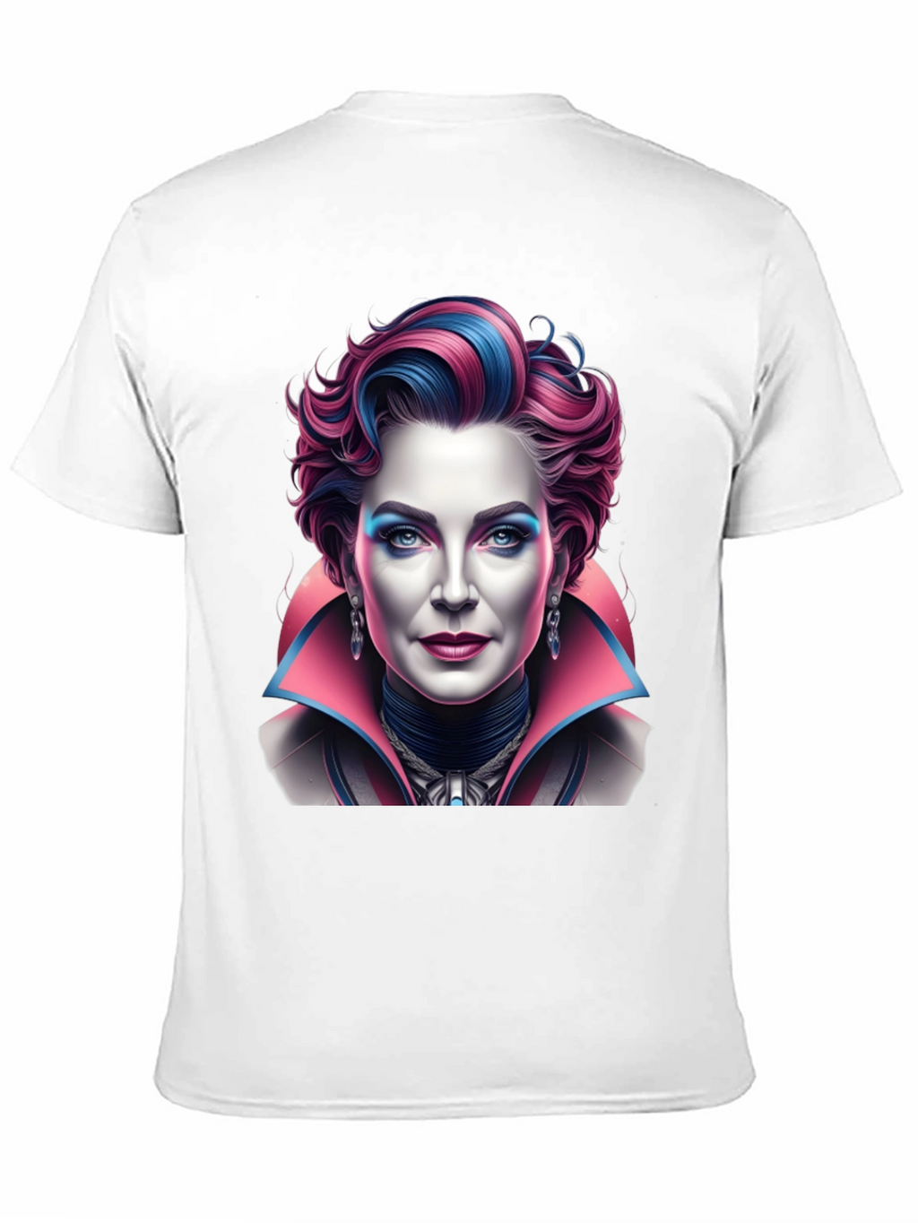Unique Graphic T-Shirt - Vampire Lady Portrait
