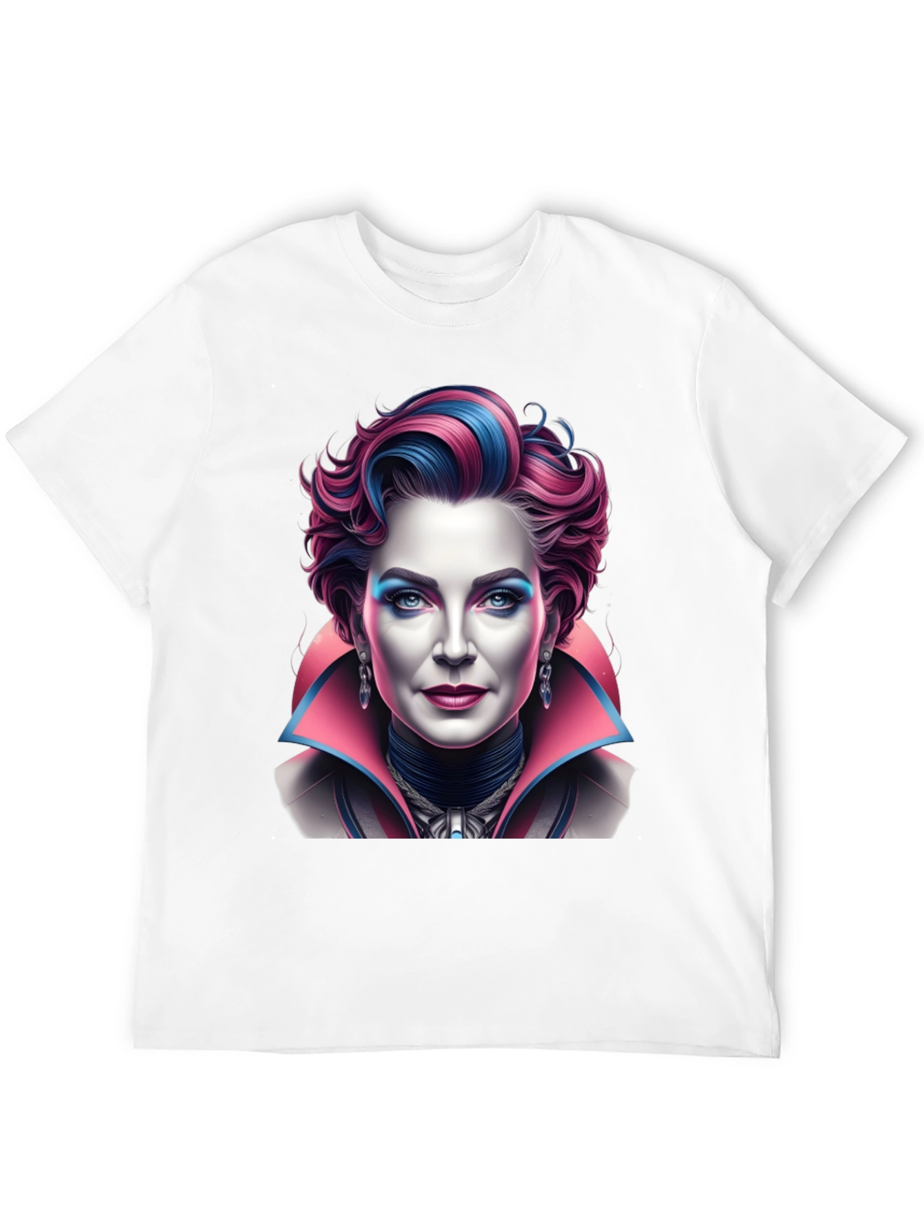 Unique Graphic T-Shirt - Vampire Lady Portrait