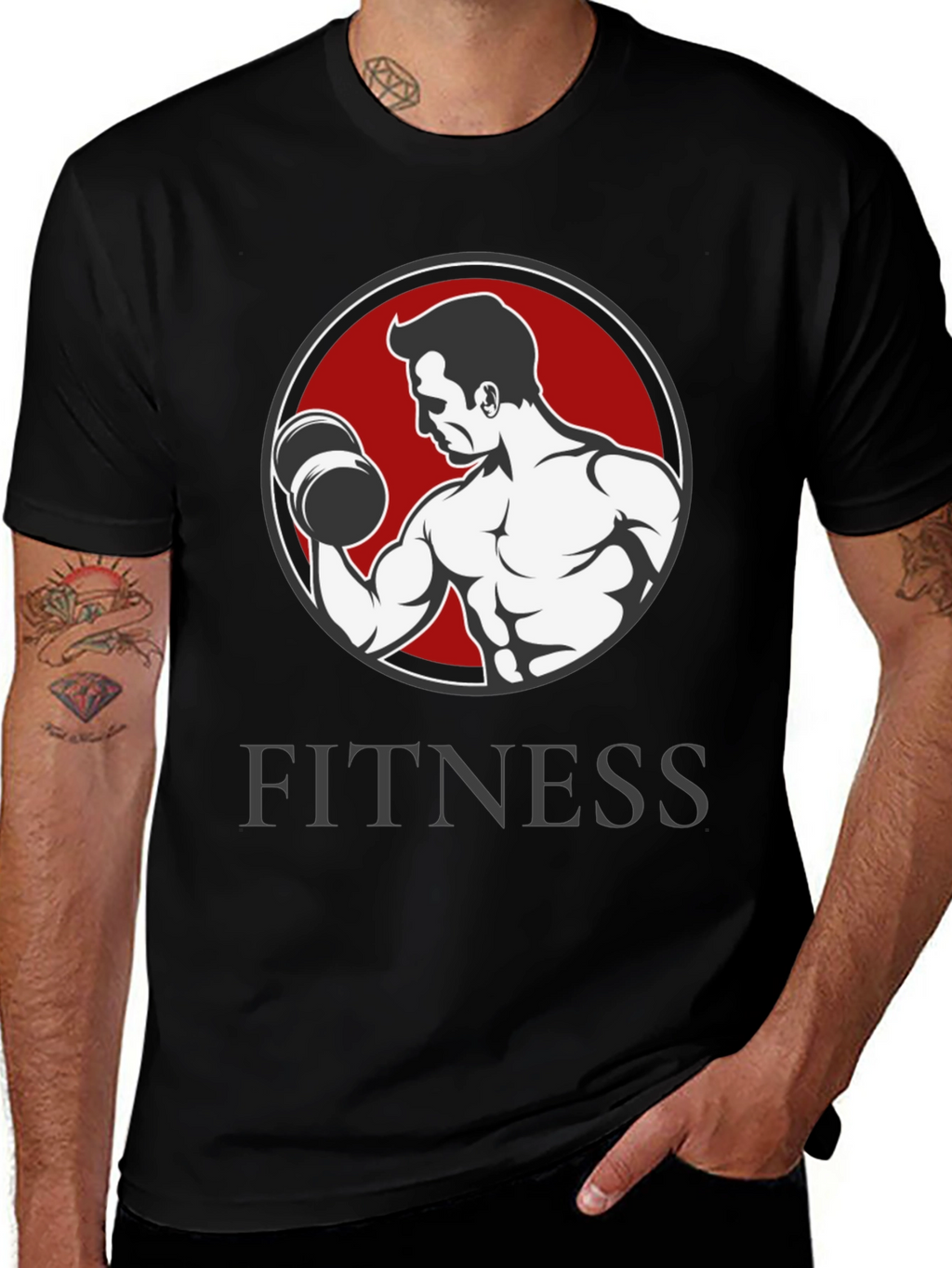 Fitness Graphic Tee - Gym Workout Shirt