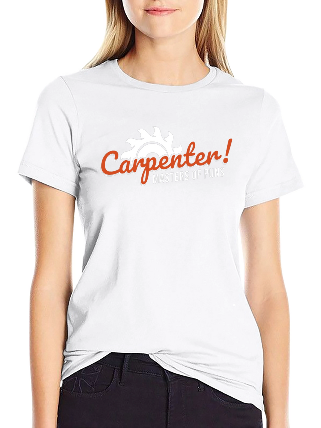 Carpenter Masters of Puns Black Graphic Tee