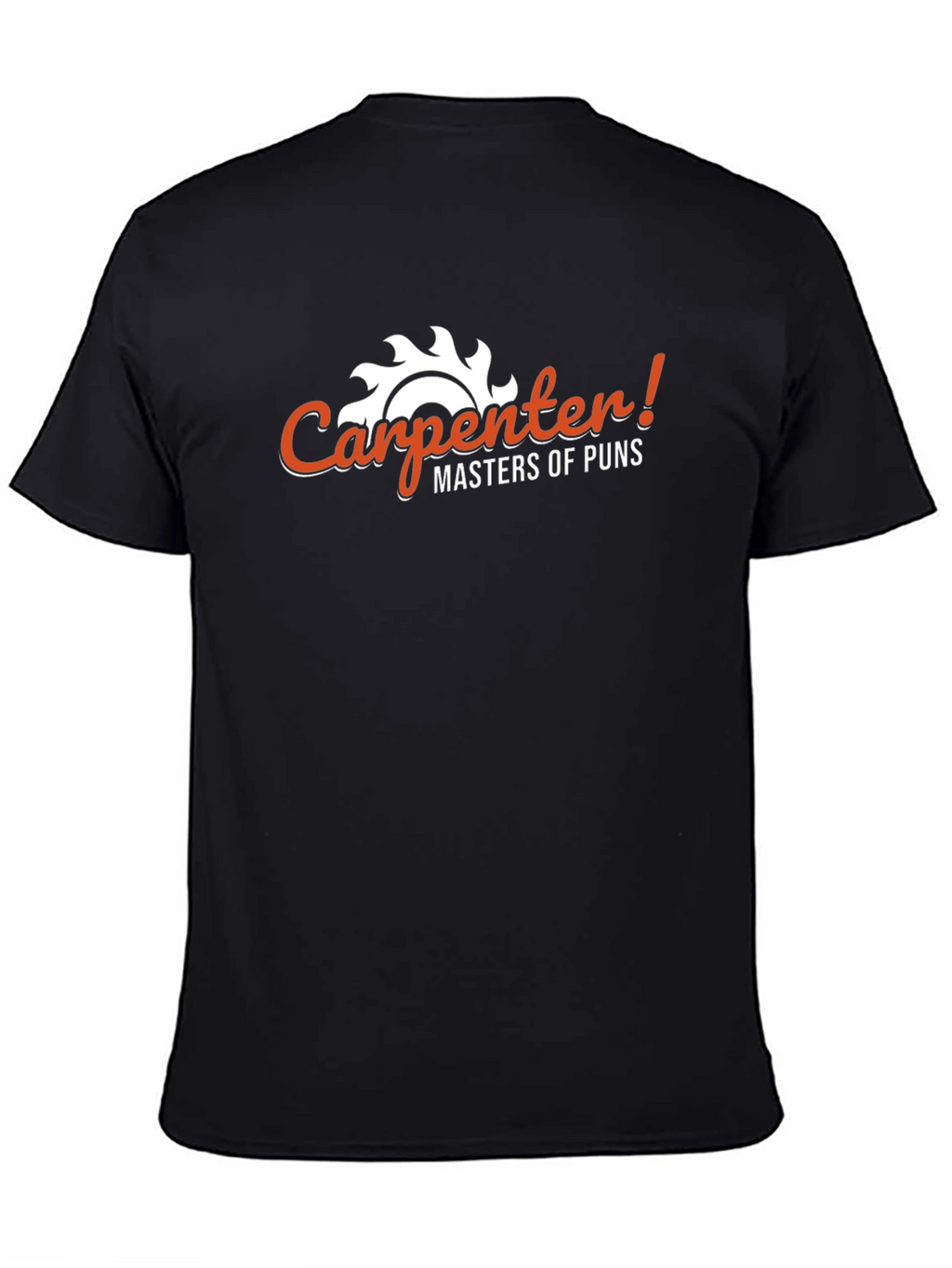 Carpenter Masters of Puns Black Graphic Tee