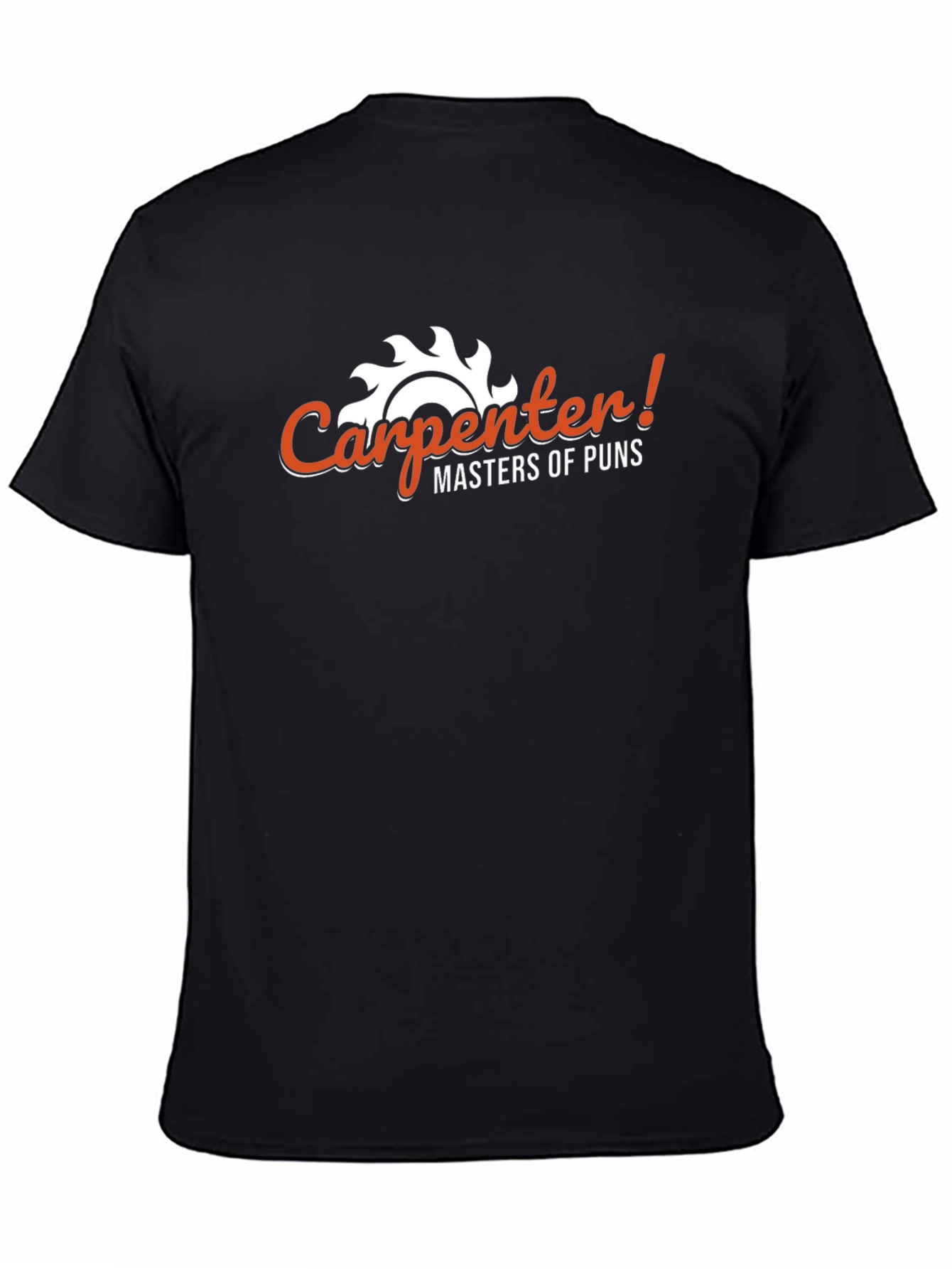 Carpenter Masters of Puns Black Graphic Tee