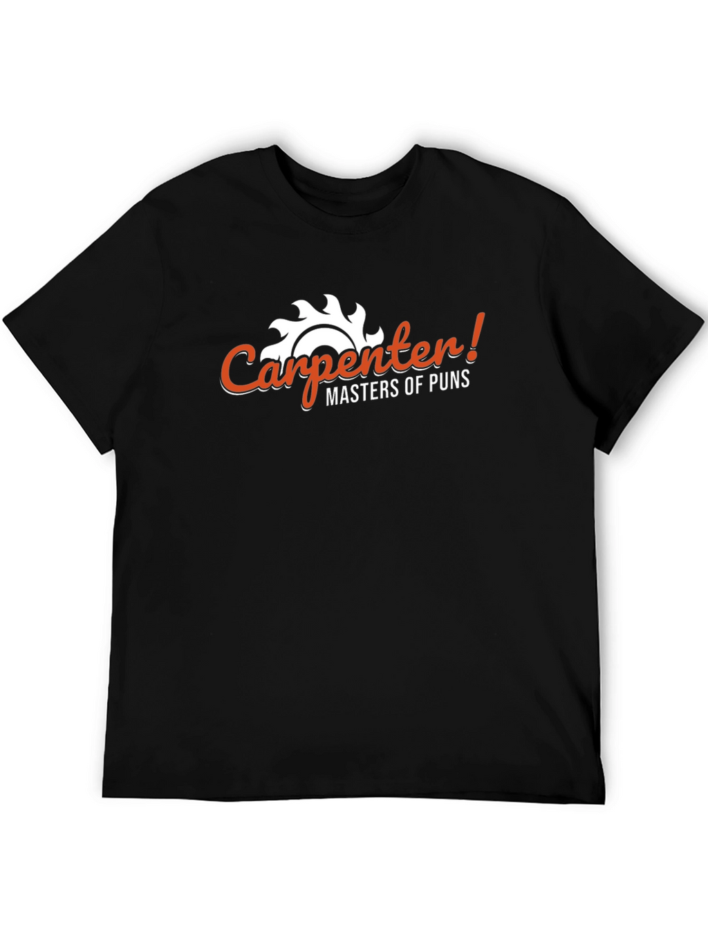 Carpenter Masters of Puns Black Graphic Tee