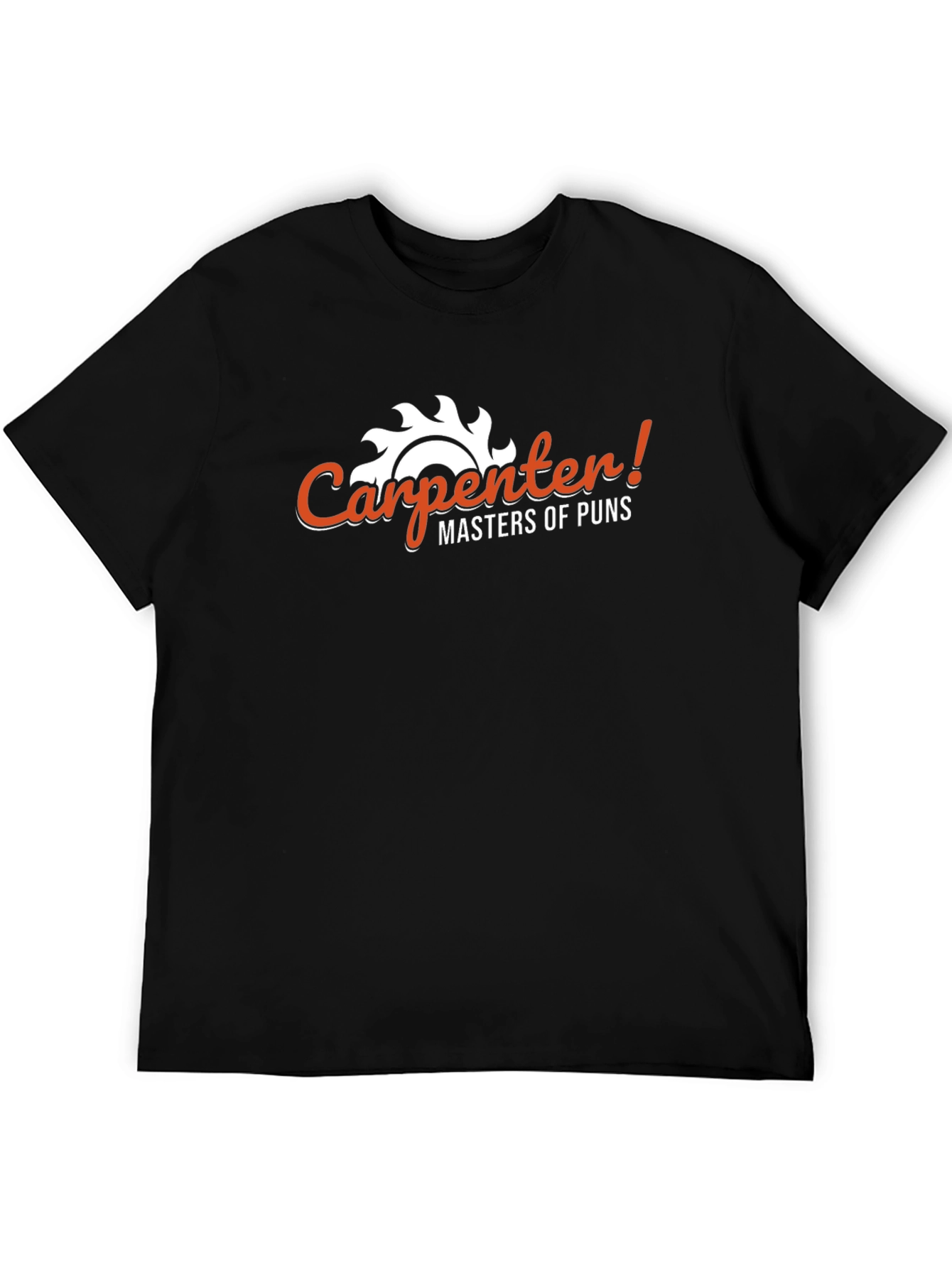 Carpenter Masters of Puns Black Graphic Tee