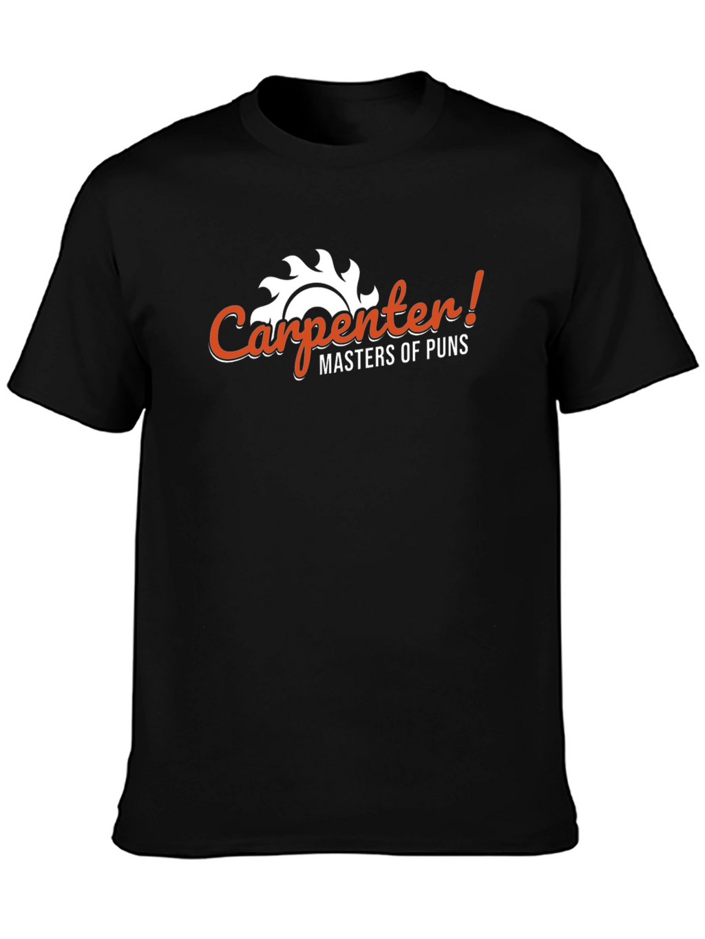 Carpenter Masters of Puns Black Graphic Tee