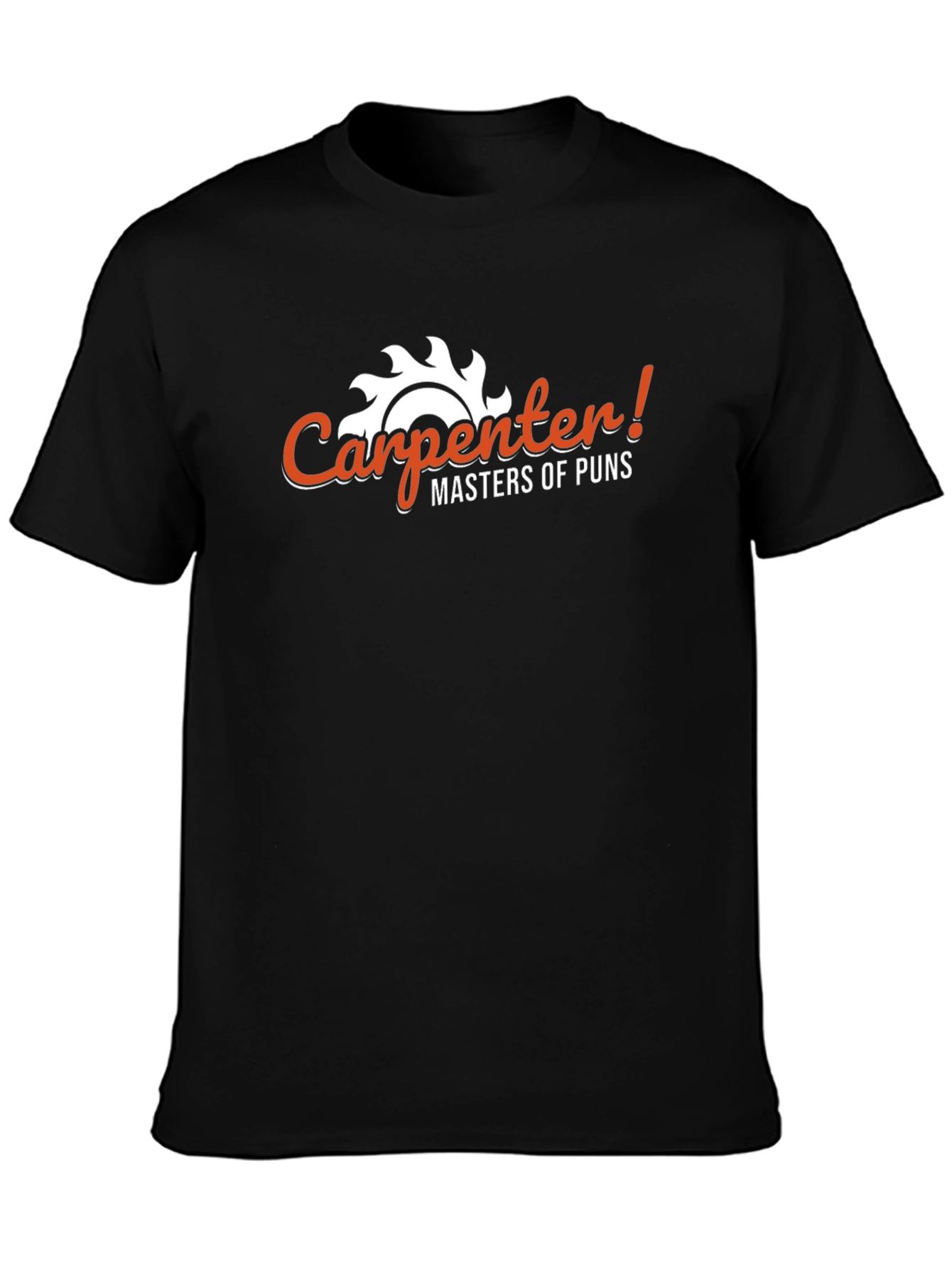 Carpenter Masters of Puns Black Graphic Tee