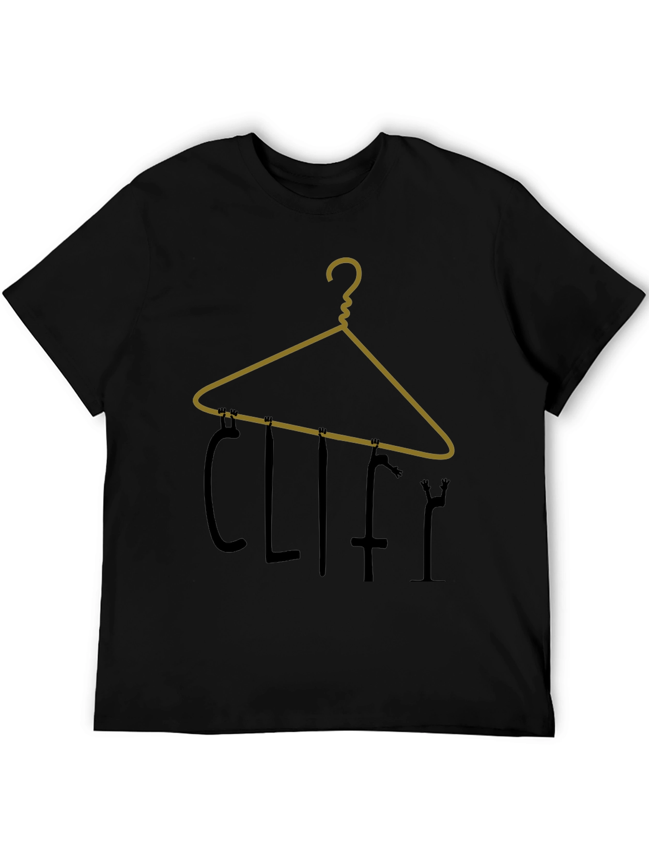 Cliffy Hanger Graphic Tee - Black