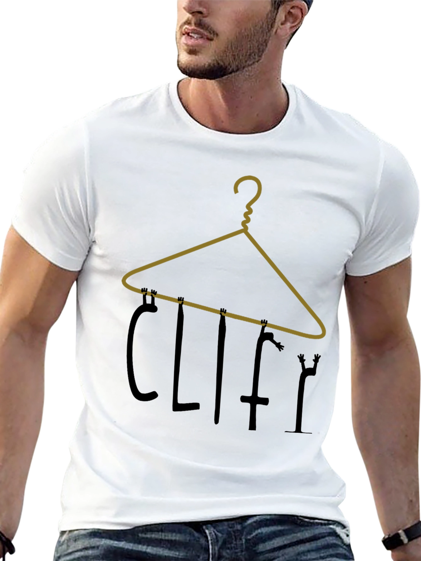 Cliffy Hanger Graphic Tee - Black