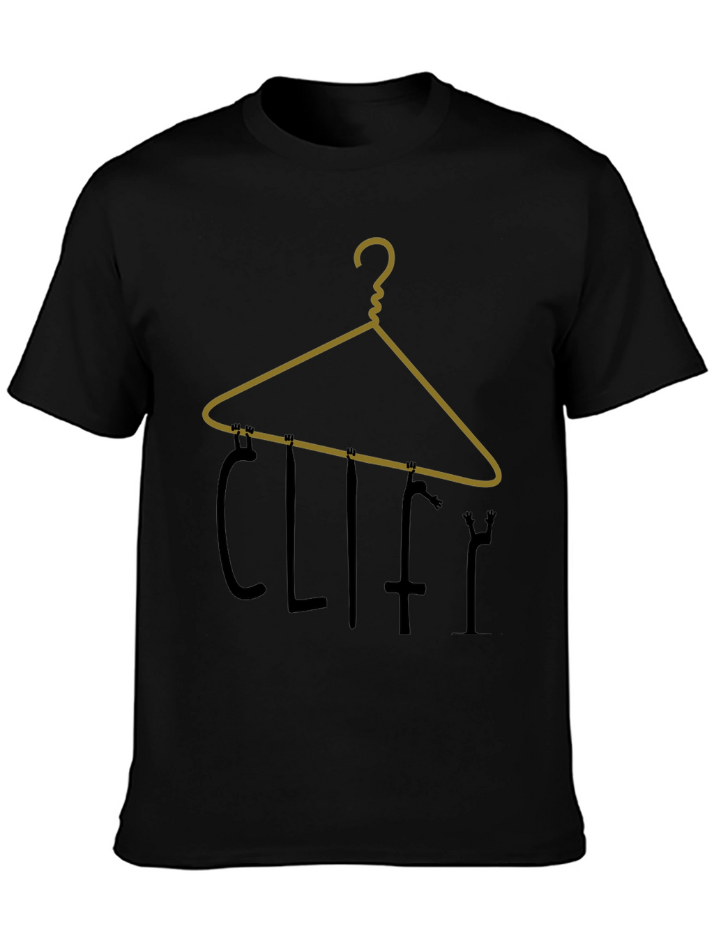Cliffy Hanger Graphic Tee - Black