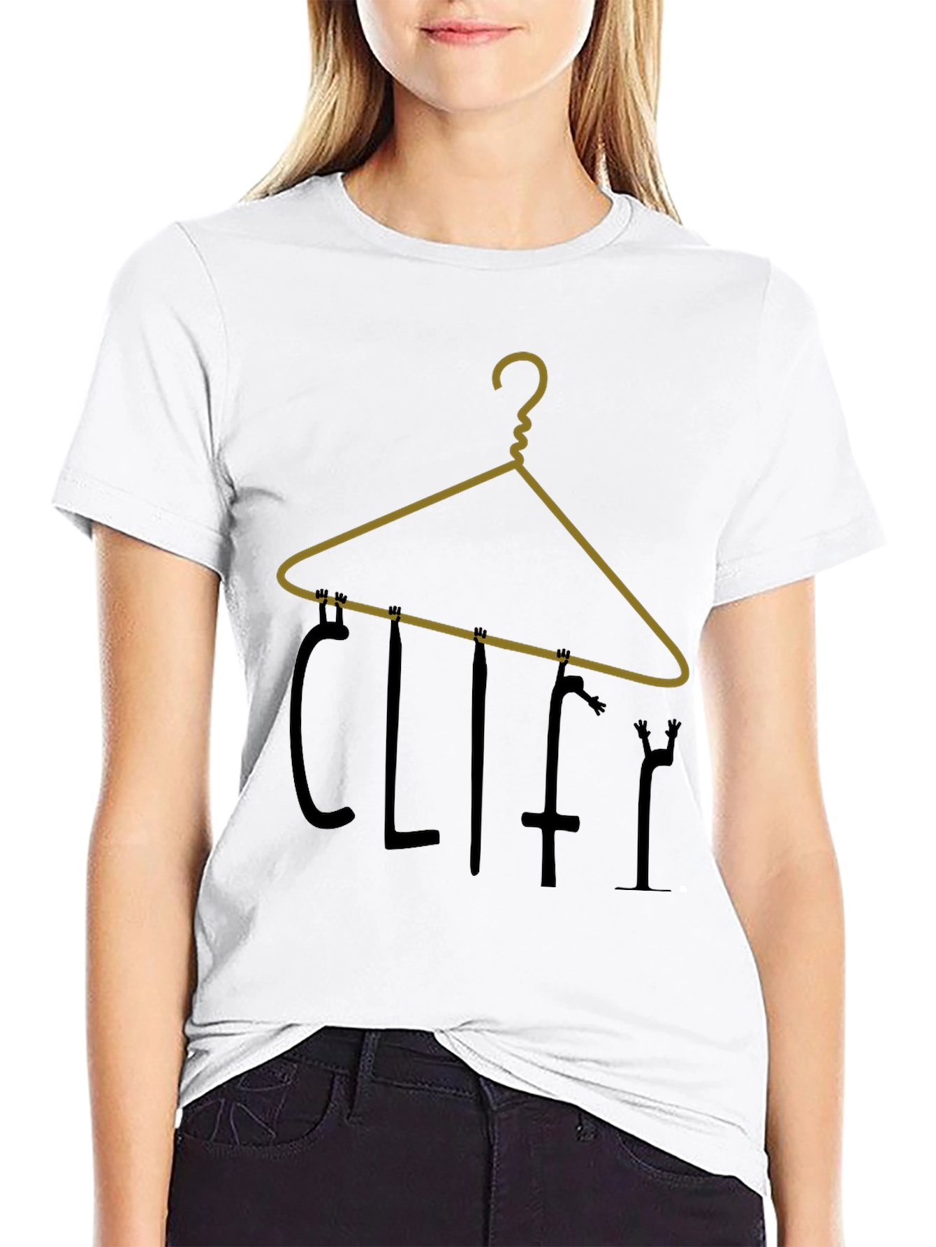 Cliffy Hanger Graphic Tee - Black